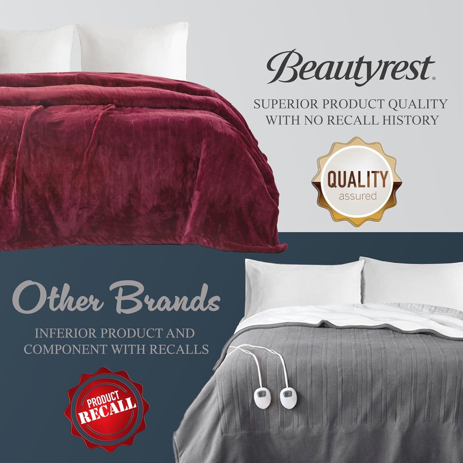 Beautyrest Beautyrest Heated Plush Blanket