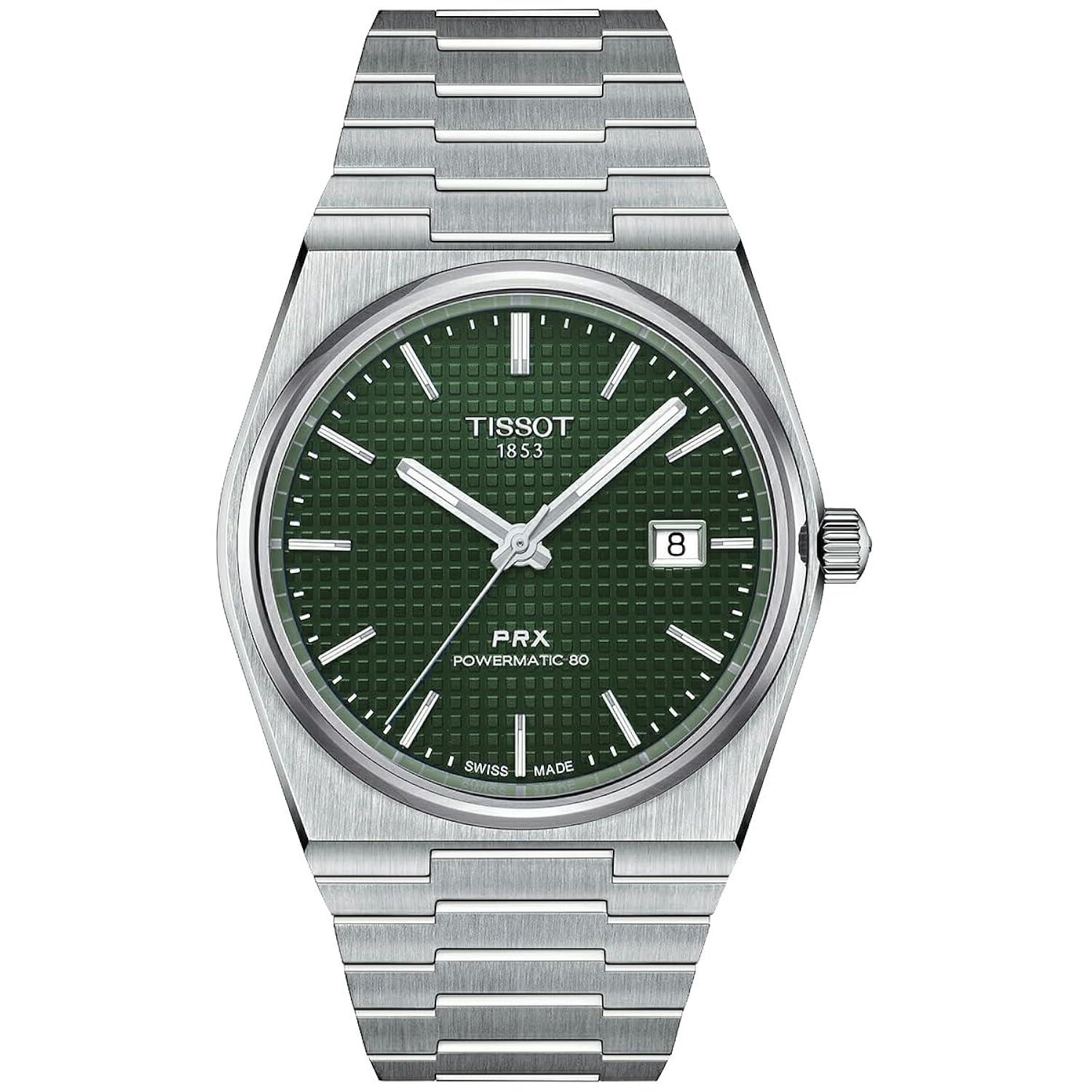 Tissot PRX Powermatic 80 Automatic Green Dial Men's Watch T137.407.11.091.00