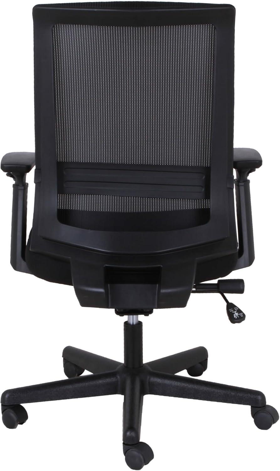 Lorell LLR42175 High-back Mesh Executive Chair, Black