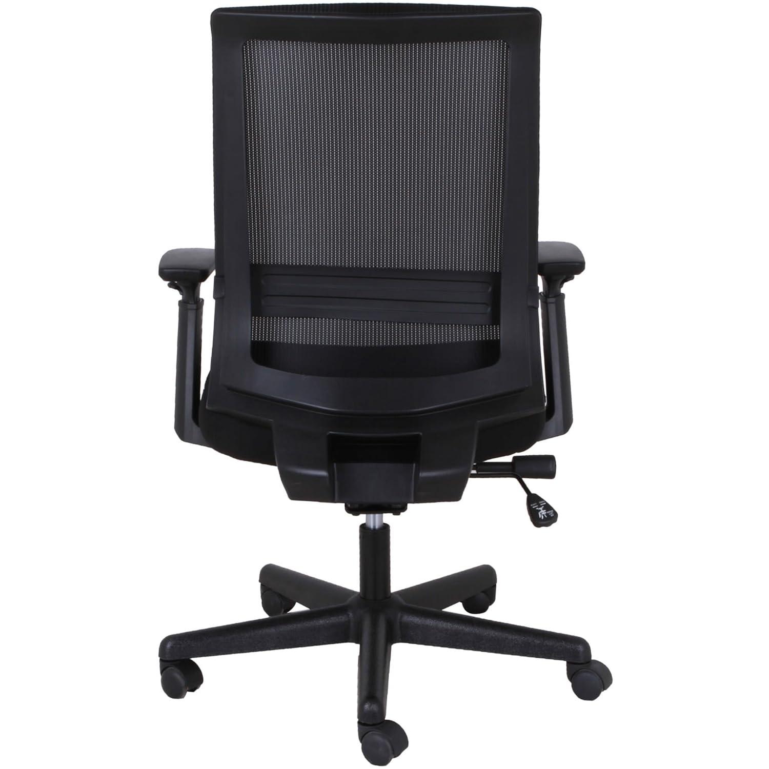 Lorell LLR42175 High-back Mesh Executive Chair, Black