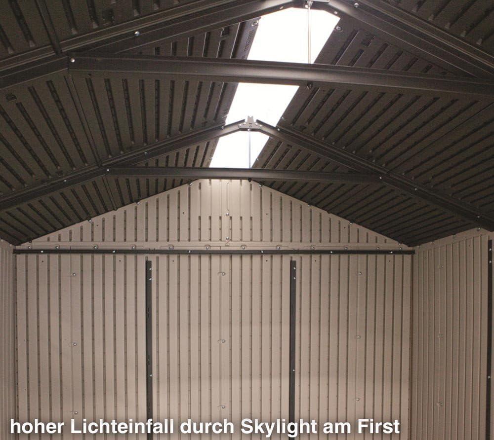 Lifetime Lifetime 7 Ft. x 4.5 Ft. High-Density Polyethylene (Plastic) Outdoor Storage Shed with Steel-Reinforced Construction