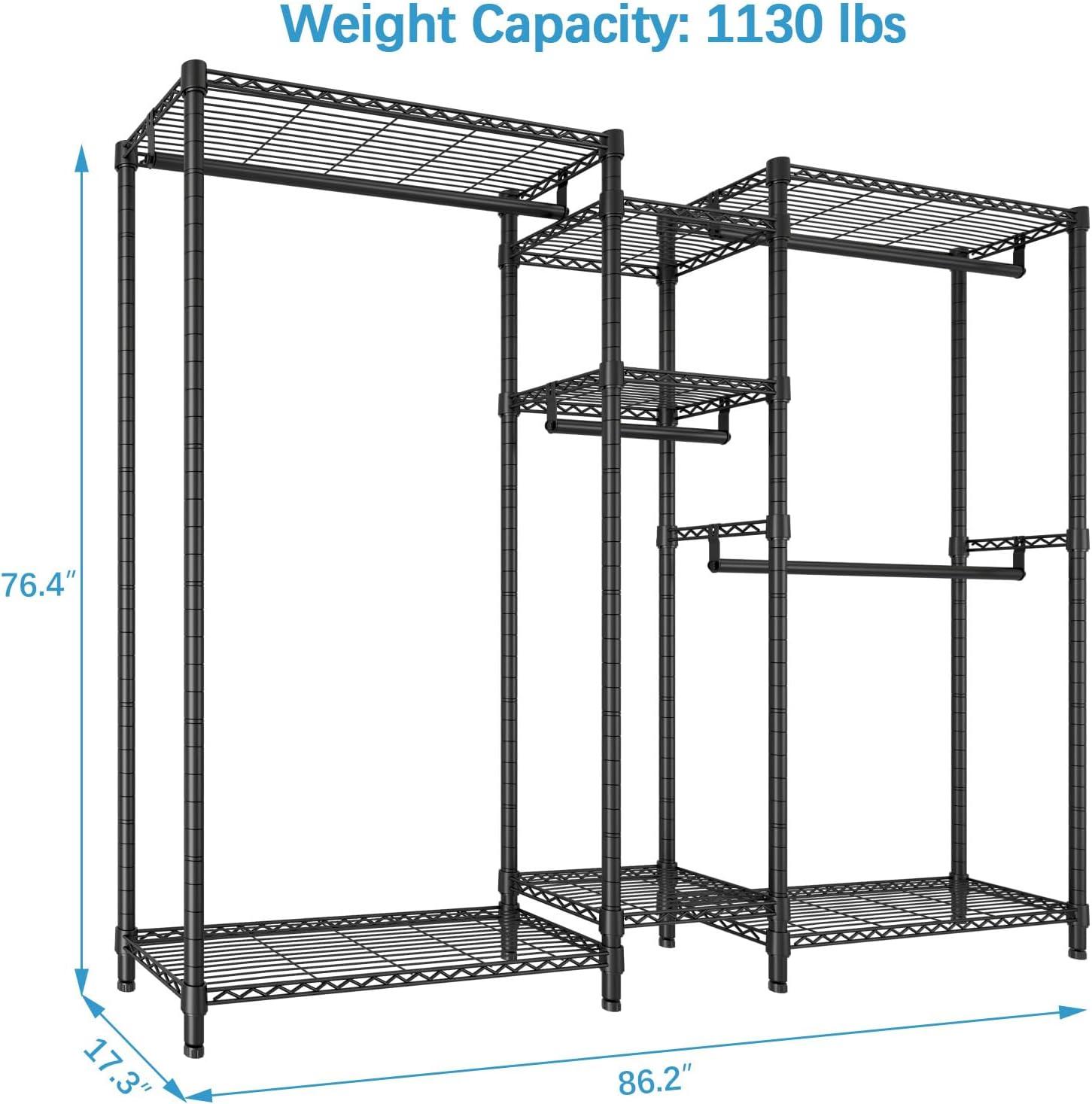 VIPEK V6 Plus Wire Garment Rack Heavy Duty Clothing Rack, Max Load 1130lbs