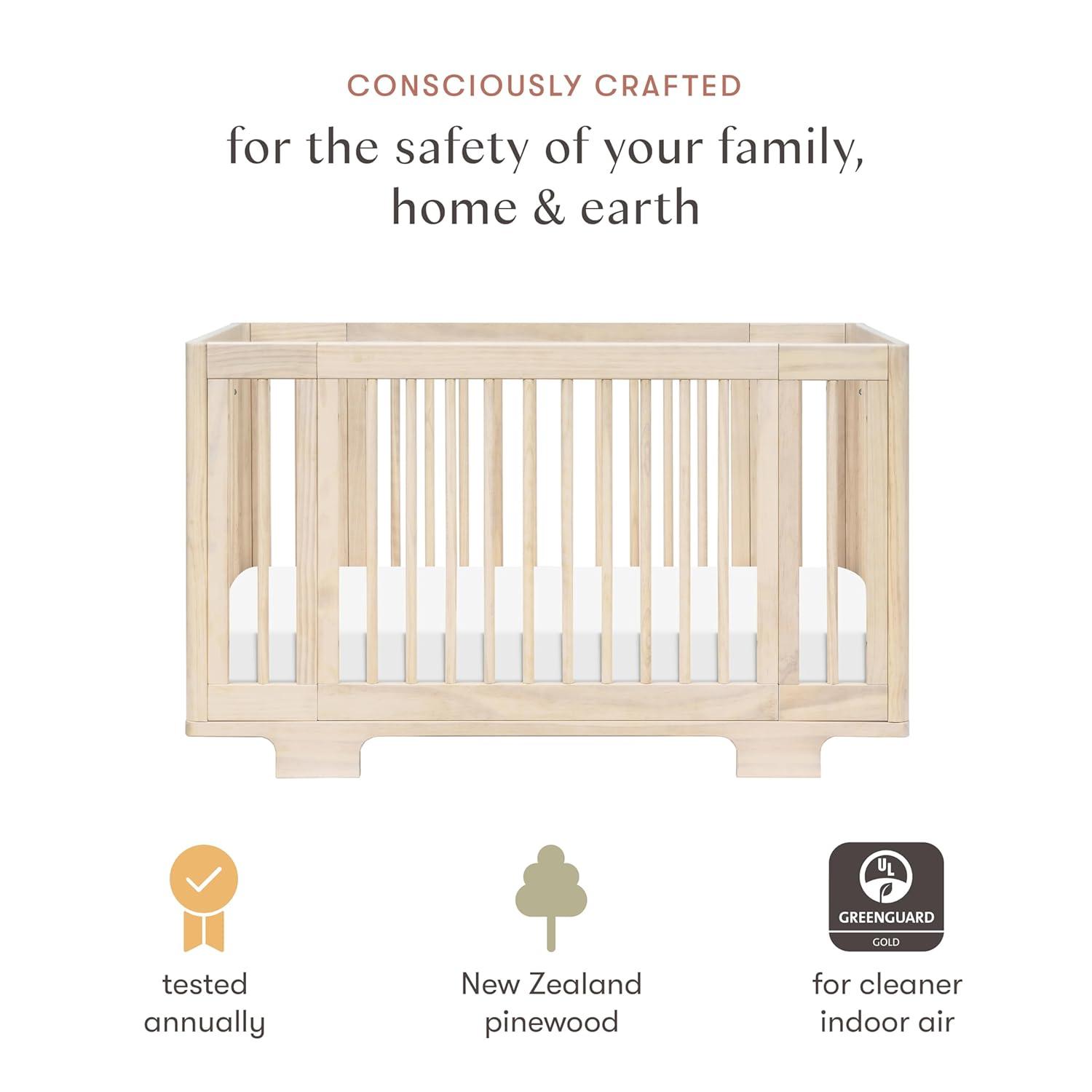 Yuzu 8-In-1 Convertible Crib With All-Stages Conversion Kits