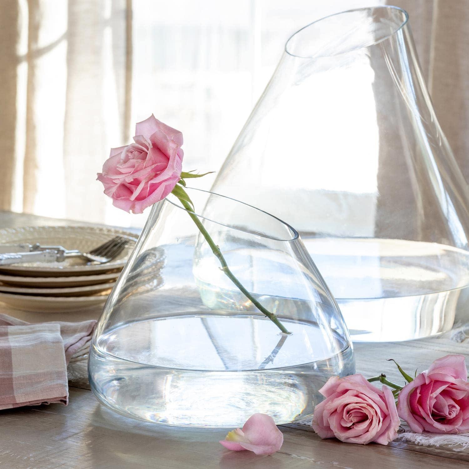 Garden Floral Glass Table Vase