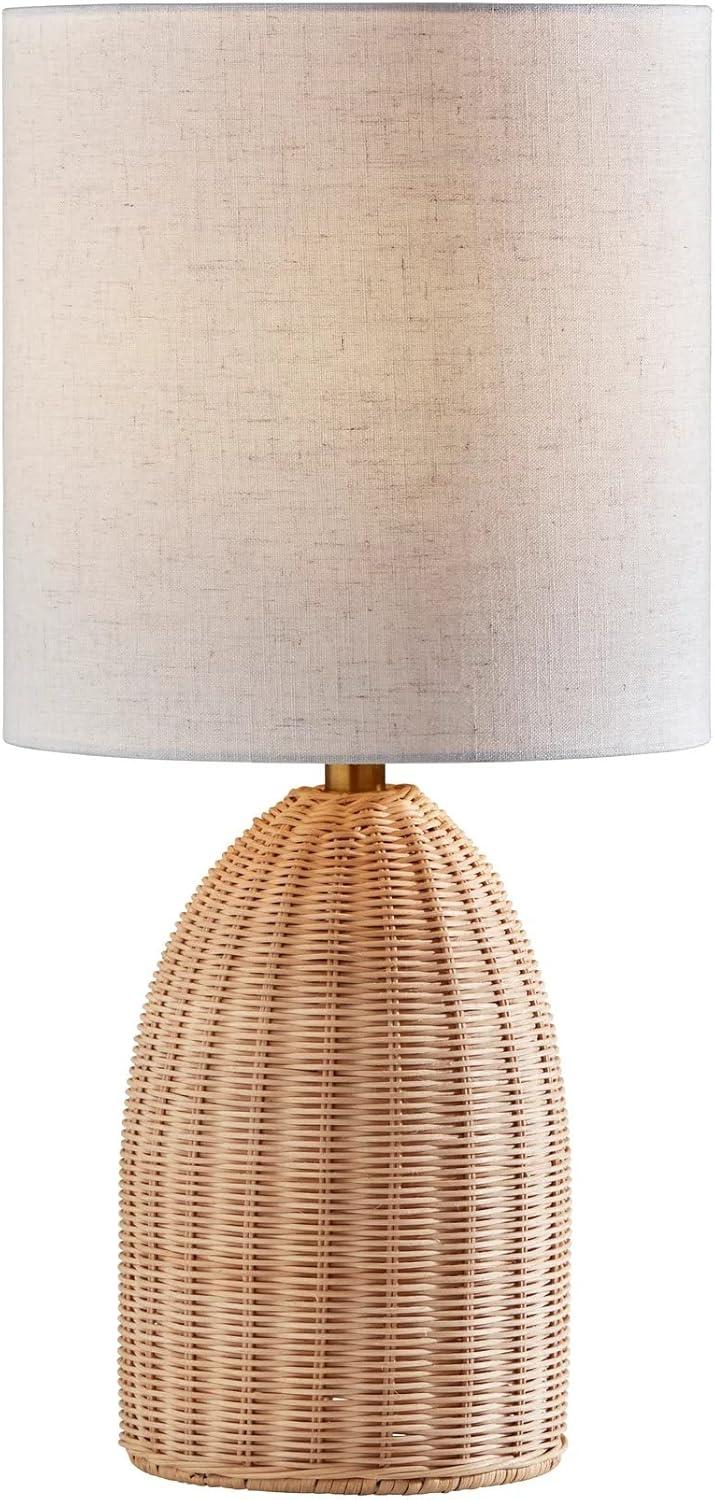 Bali 24" Tall Table Lamp with Off-White Shade