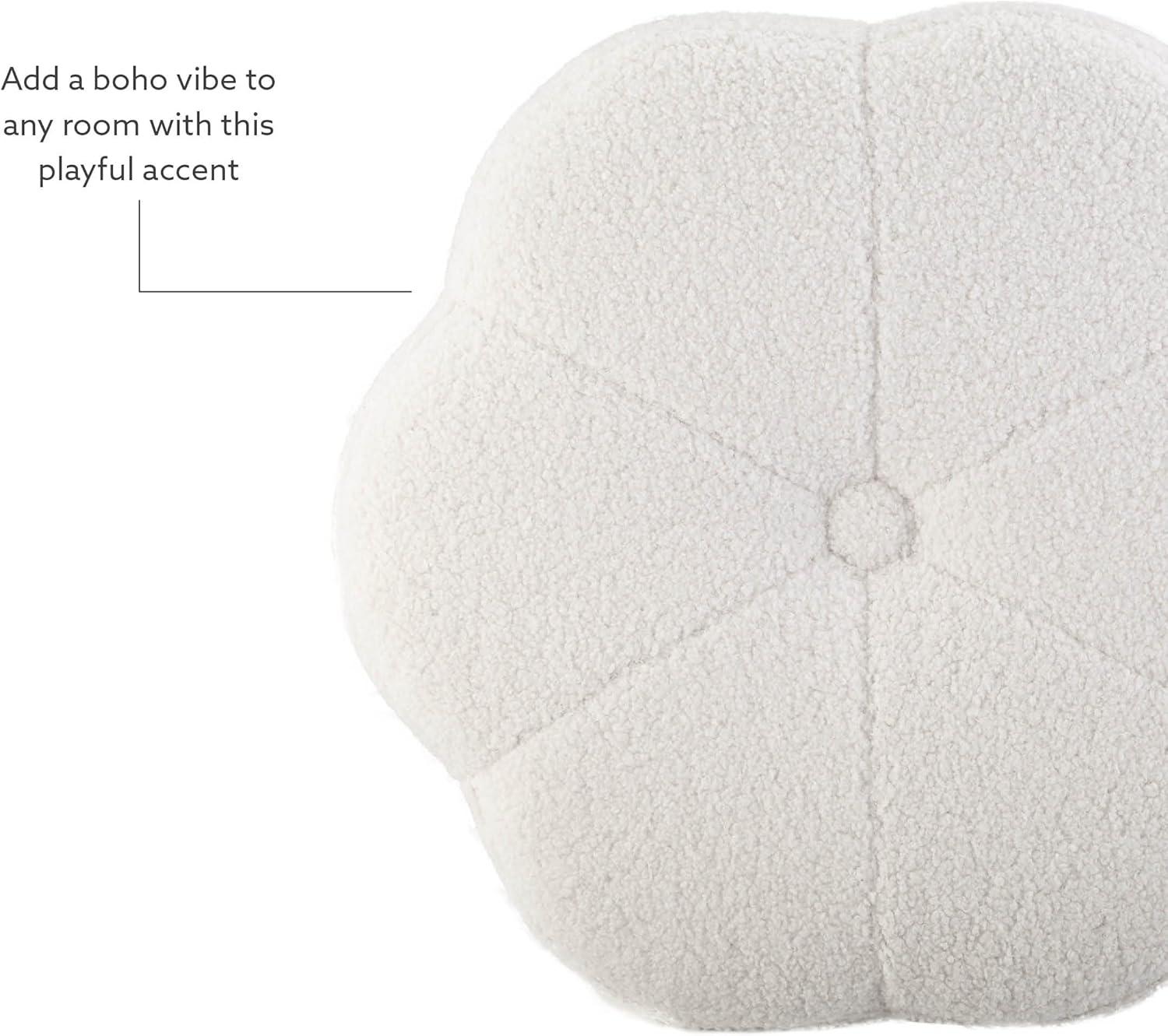 Ciara Flower Cushioned Vanity Stool