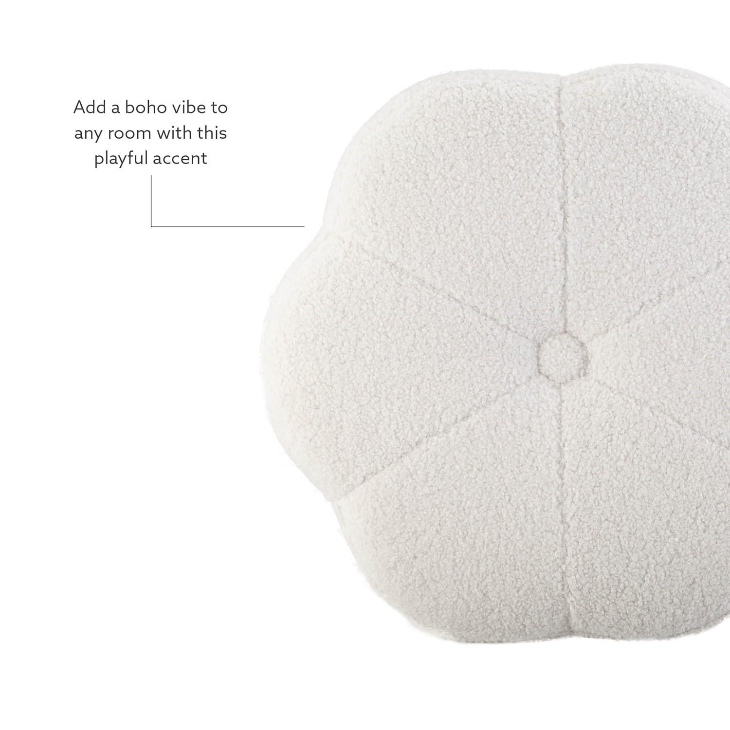 Ciara Flower Cushioned Vanity Stool