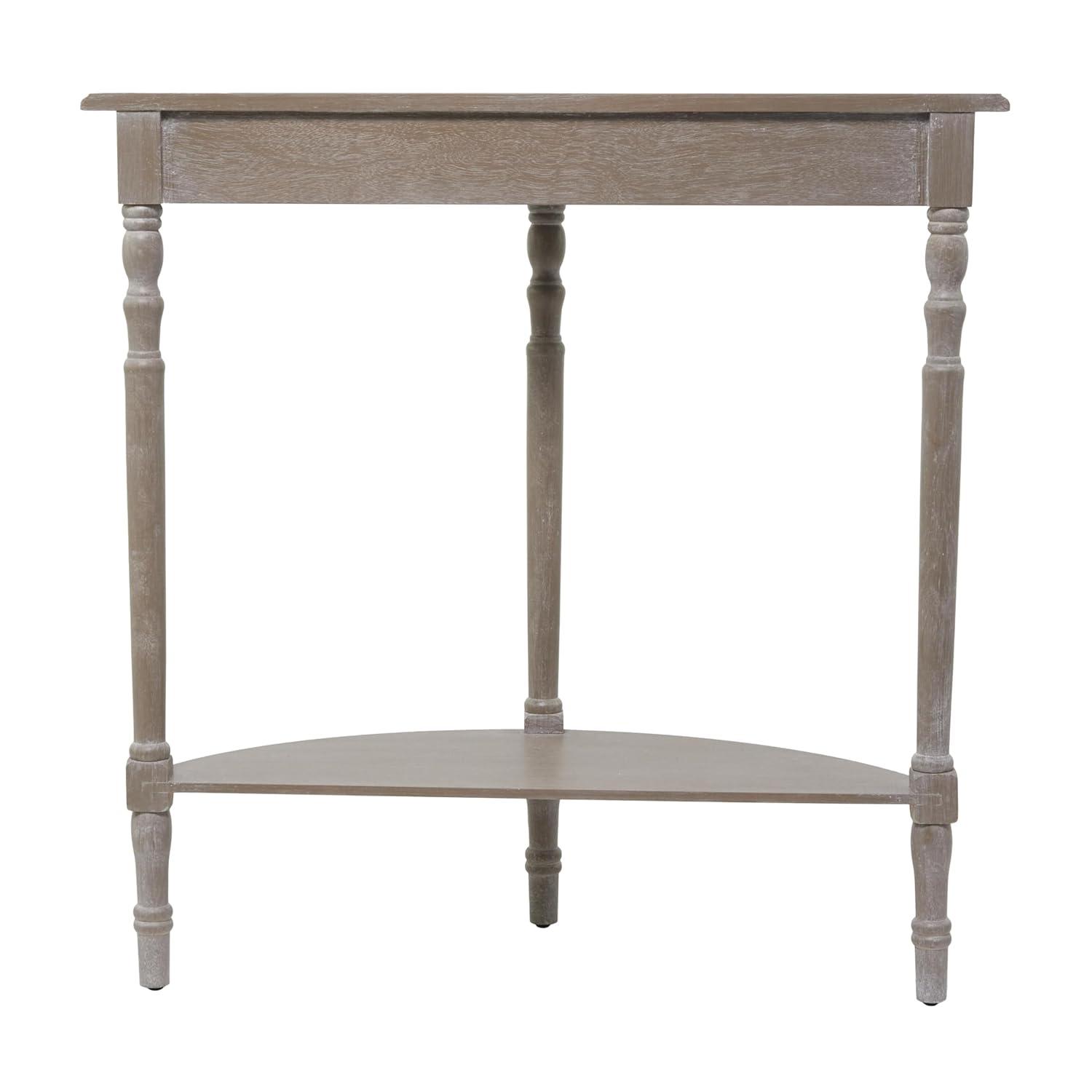 Ophelia & Co. Mcbroom Wood Half Moon 1 Shelf Console Table