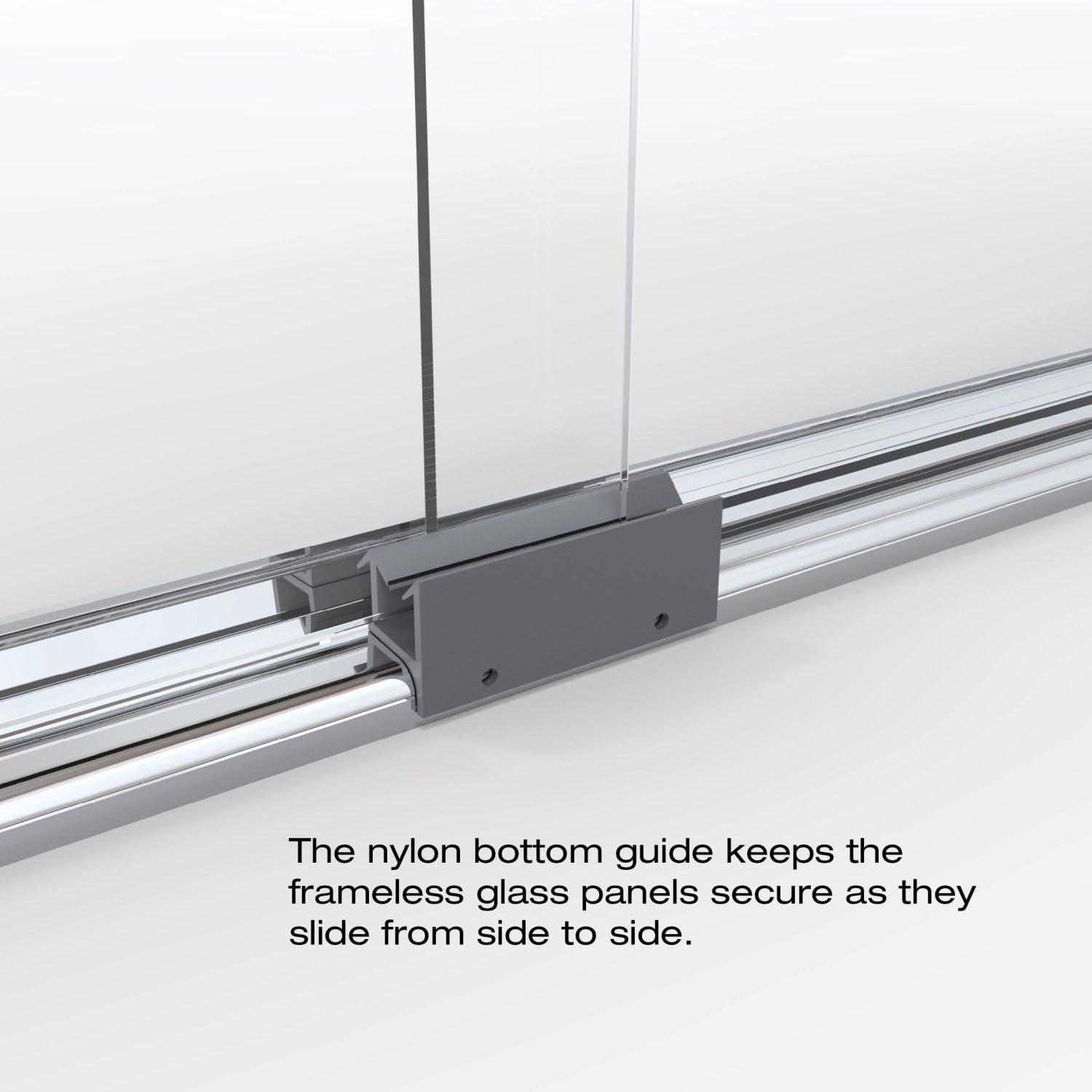 Classic 44 W x 70 H Bypass Frameless Shower Door