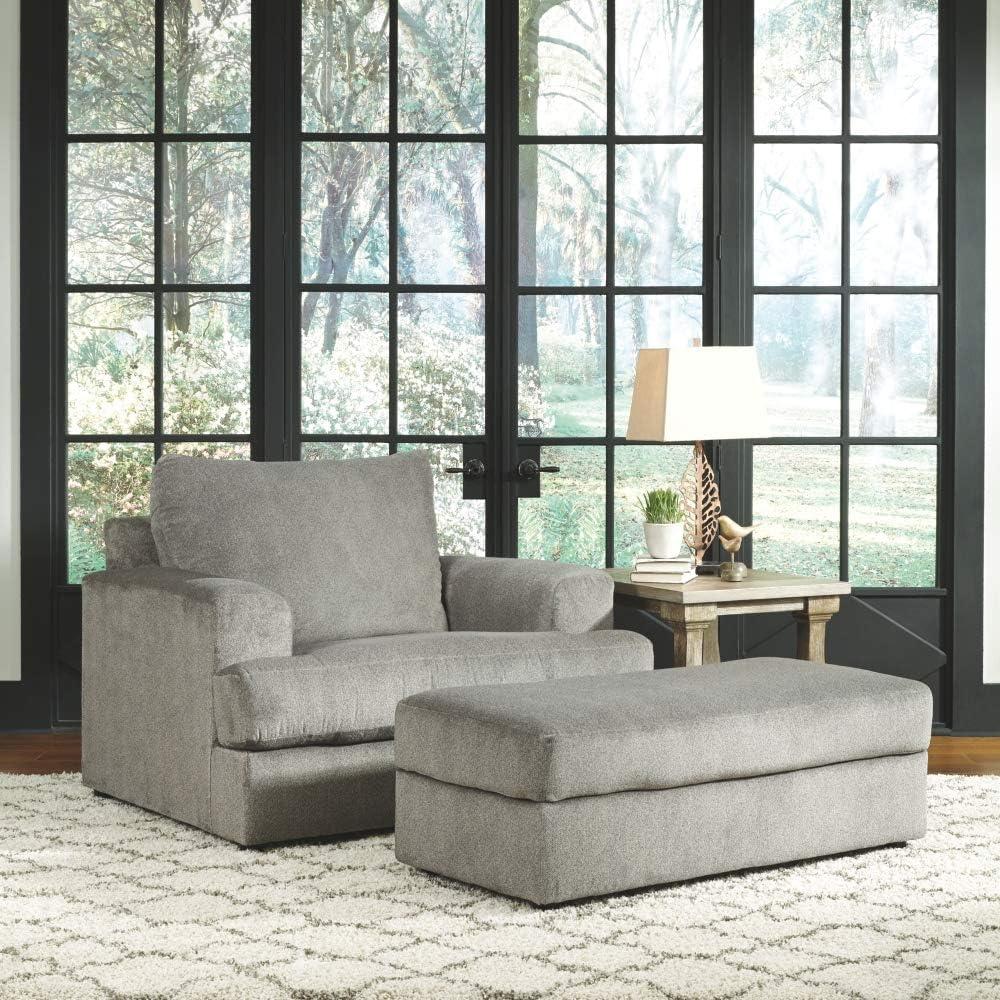 Gwendylan Upholstered Accent Chair with Ottoman