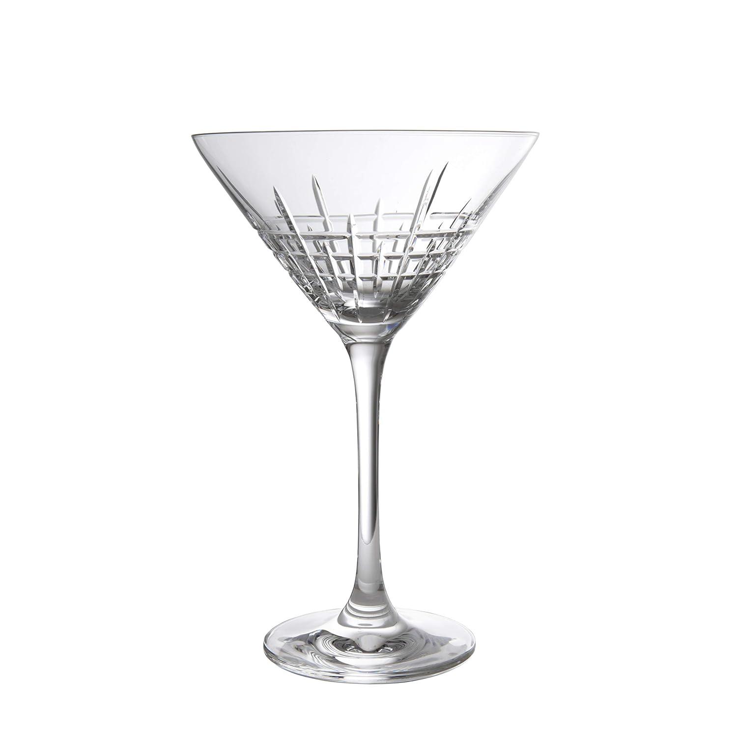 Schott Zwiesel Tritan Crystal Glass Distil Barware Collection Aberdeen Martini Cocktail Glasses (Set of 6), 8.5 oz, Clear