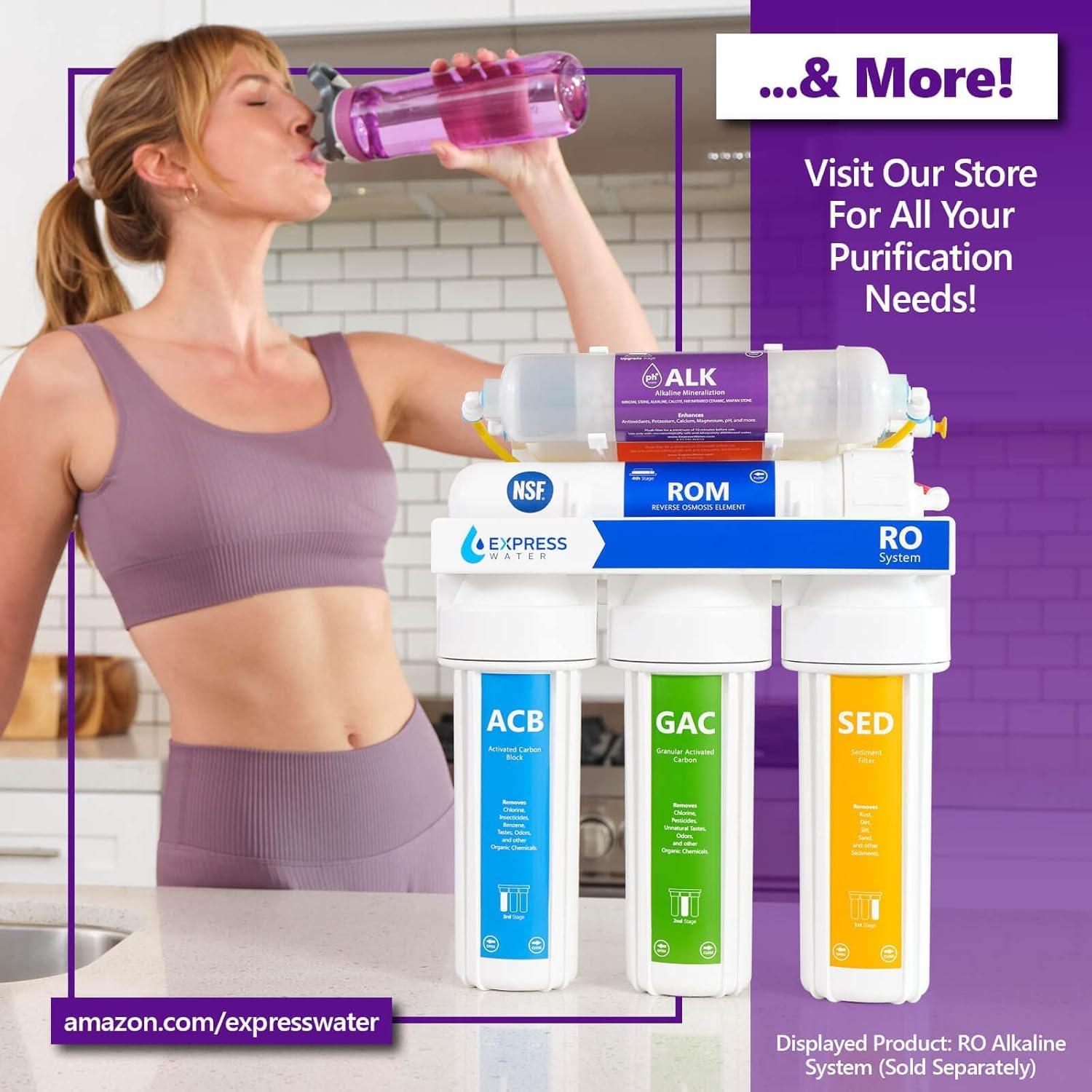 Express Water; 3-Stage Replacement Water Filter for Whole House System