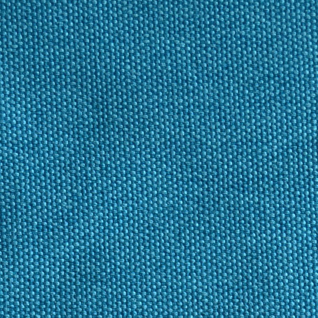 Omax Decor Henry Wood and Fabric Upholstered Queen Platform Bed in Blue