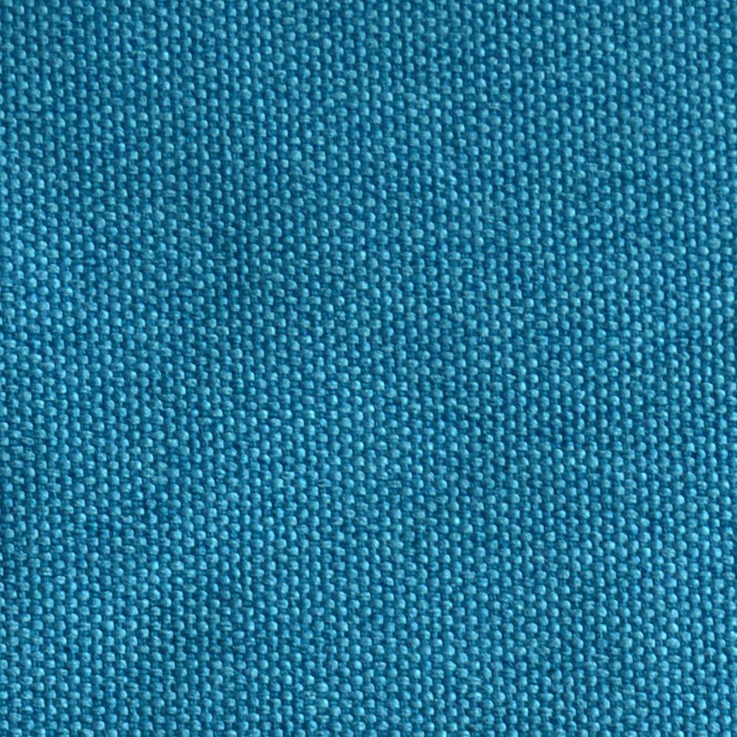 Omax Decor Henry Wood and Fabric Upholstered Queen Platform Bed in Blue