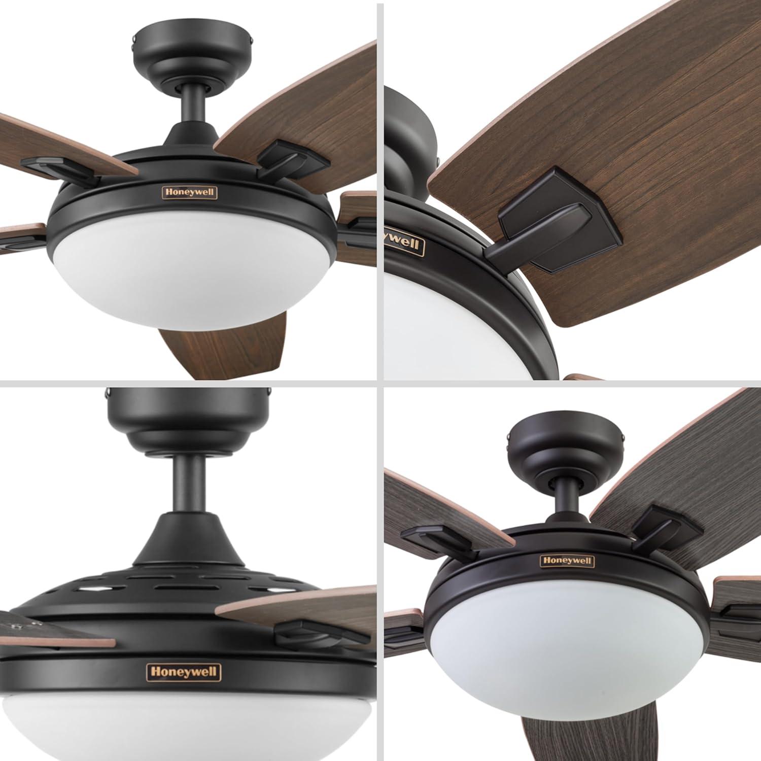 Carmel 48'' Ceiling Fan with LED Lights and Remote Included