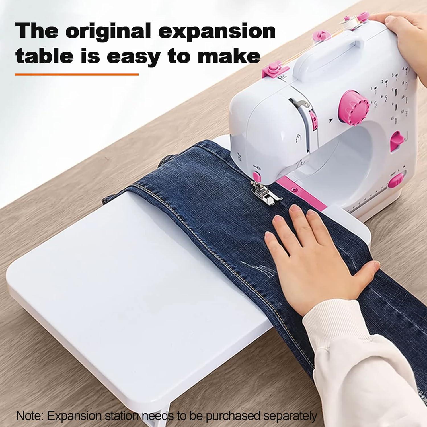 VIFERR Portable Sewing Machine, Mini Handheld Electric Sewing Machines 12 Stitches for Beginners Kids - Pink