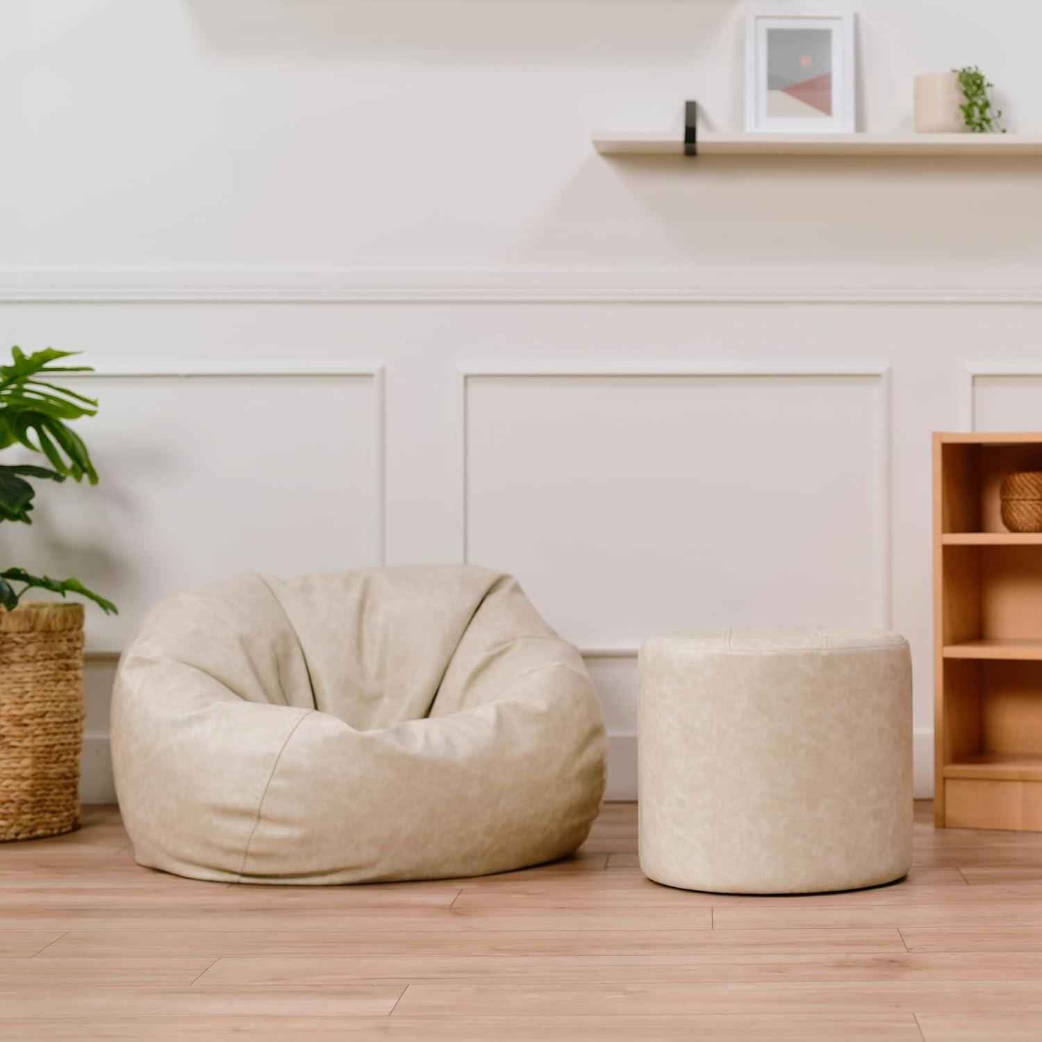 Standard Faux Leather Classic Bean Bag