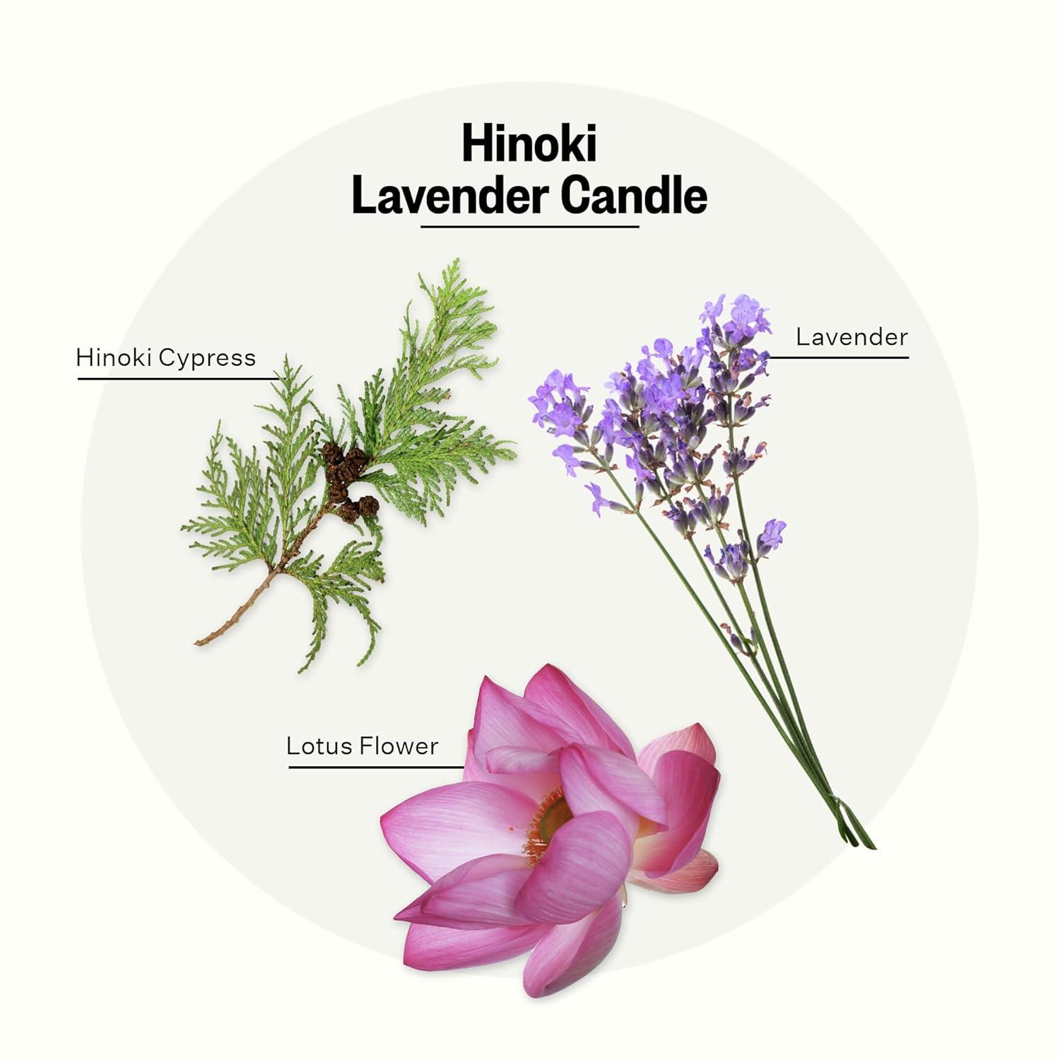 Hinoki Lavender Signature Scented Candle