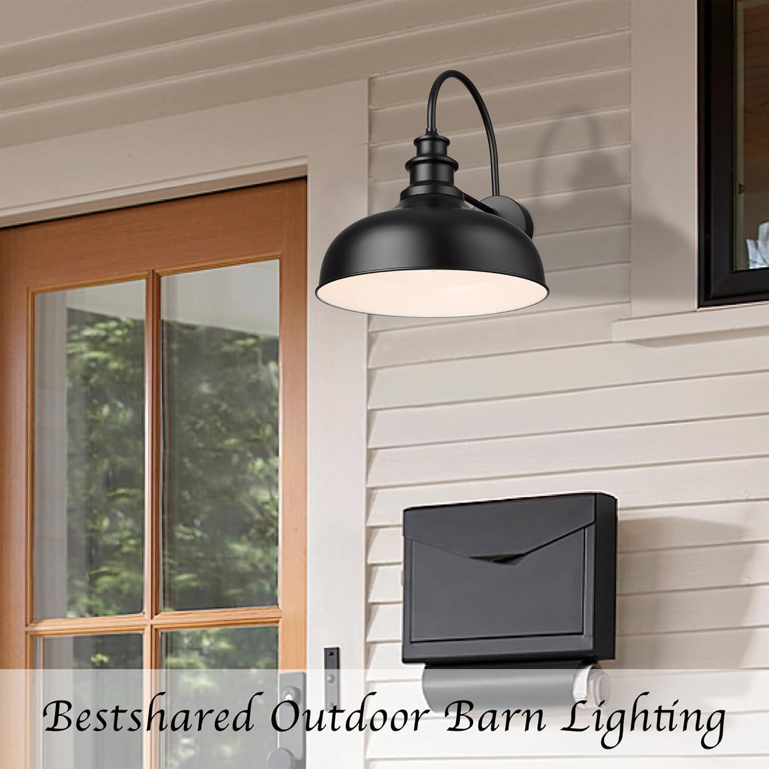 16 Inch Large Dome Farmhouse Exterior Wall Mount Light