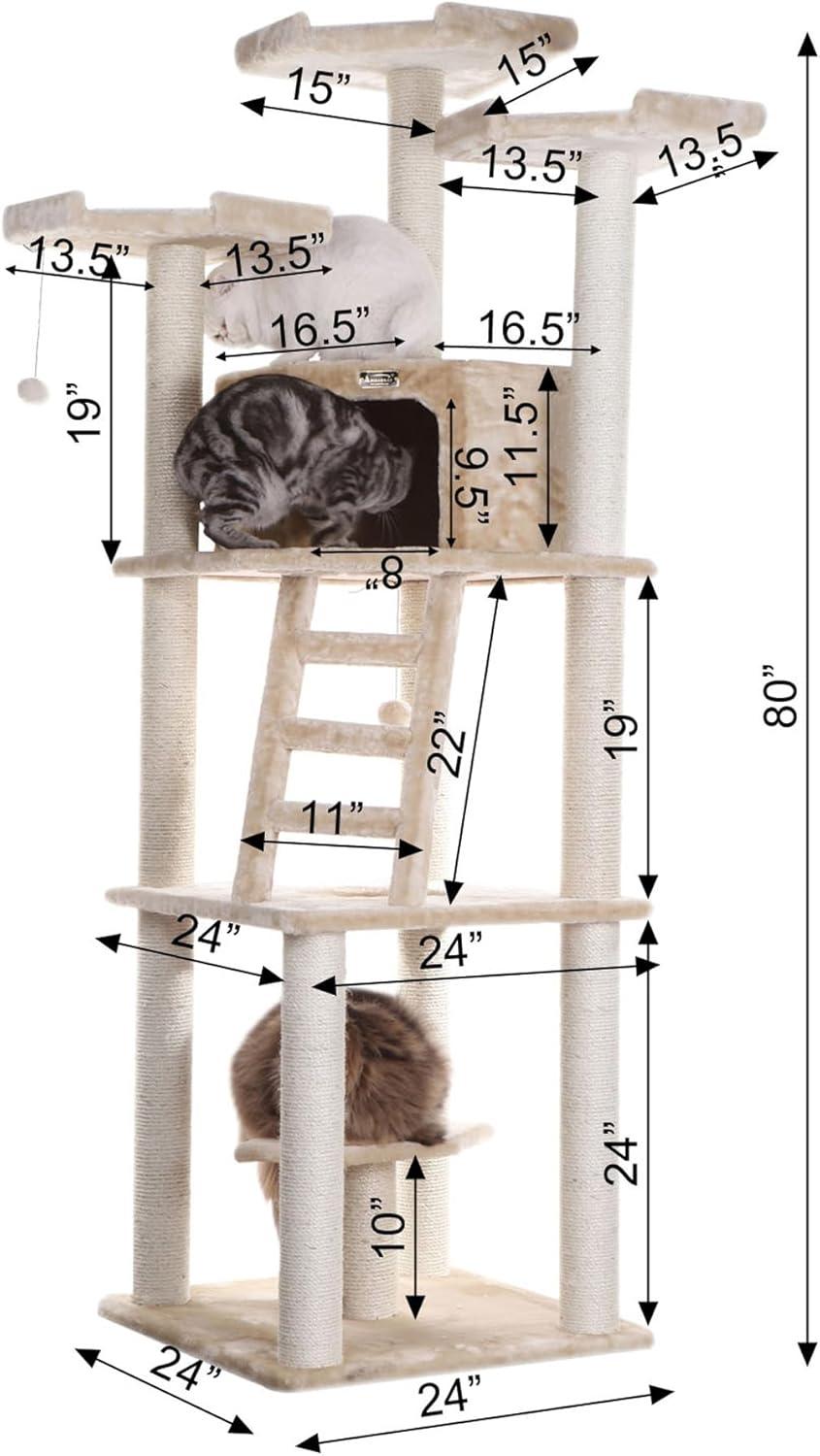 Armarkat Classic 80'' H Cat Tree