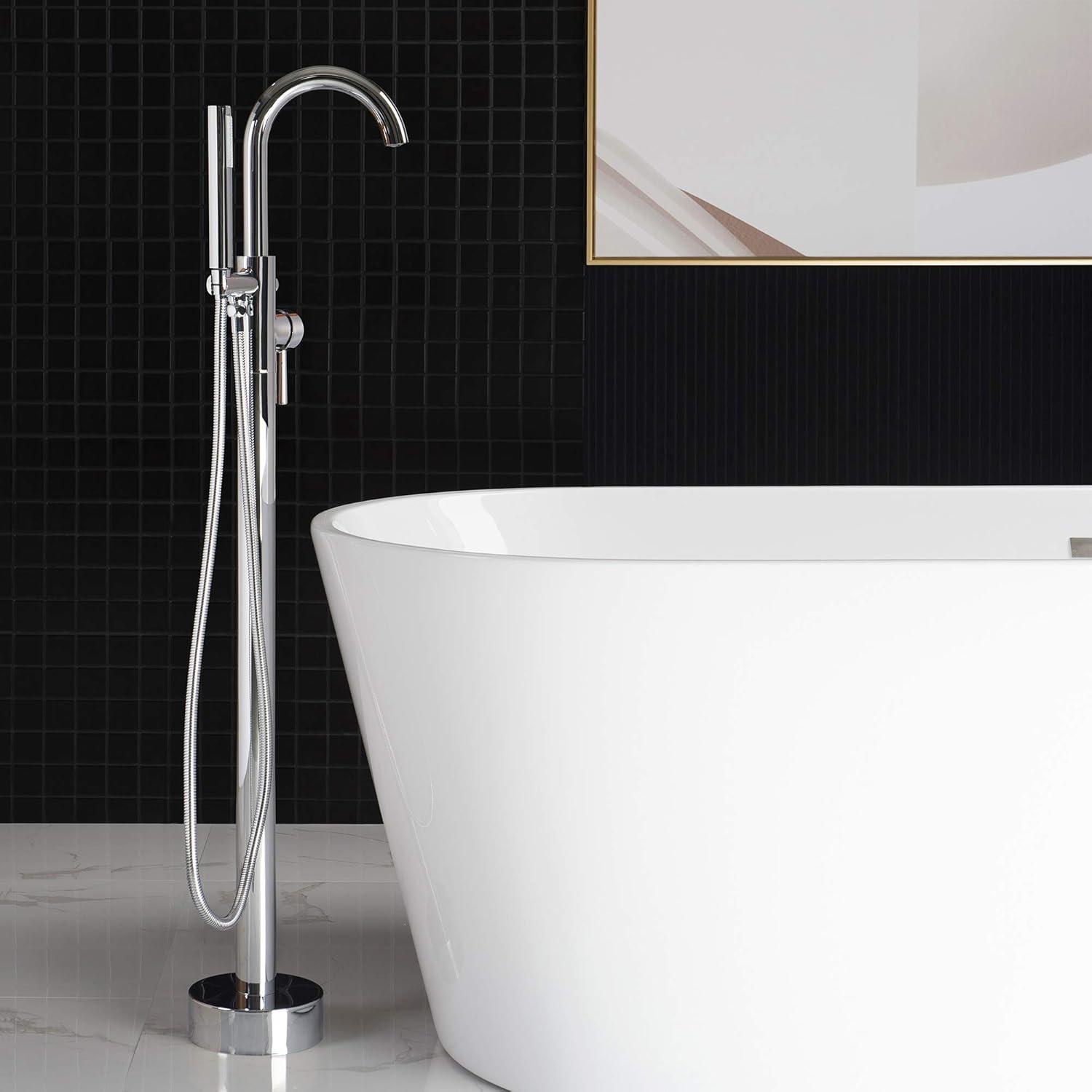 Cove 1 Handle Freestanding Tub Filler with Diverter