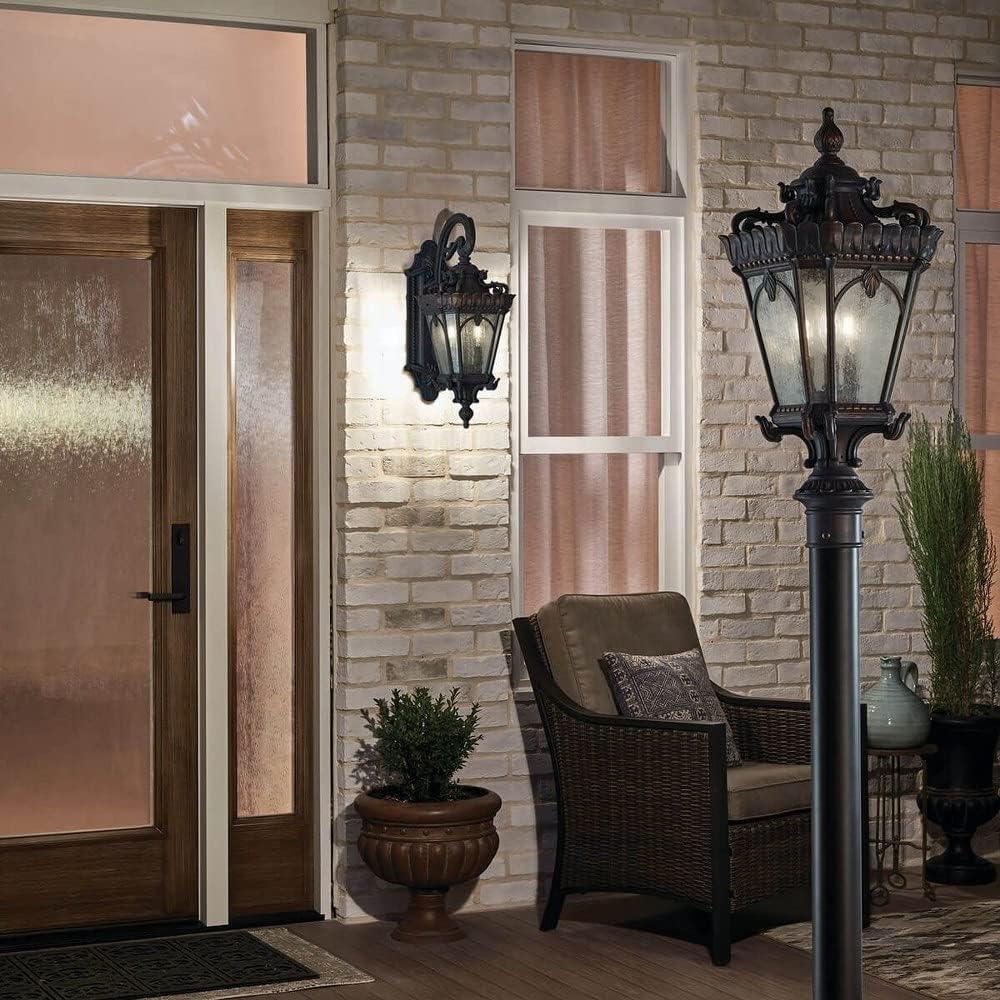 Kichler 9558 Tournai 3 Light 27" Tall Single Outdoor Post Light - Londonderry