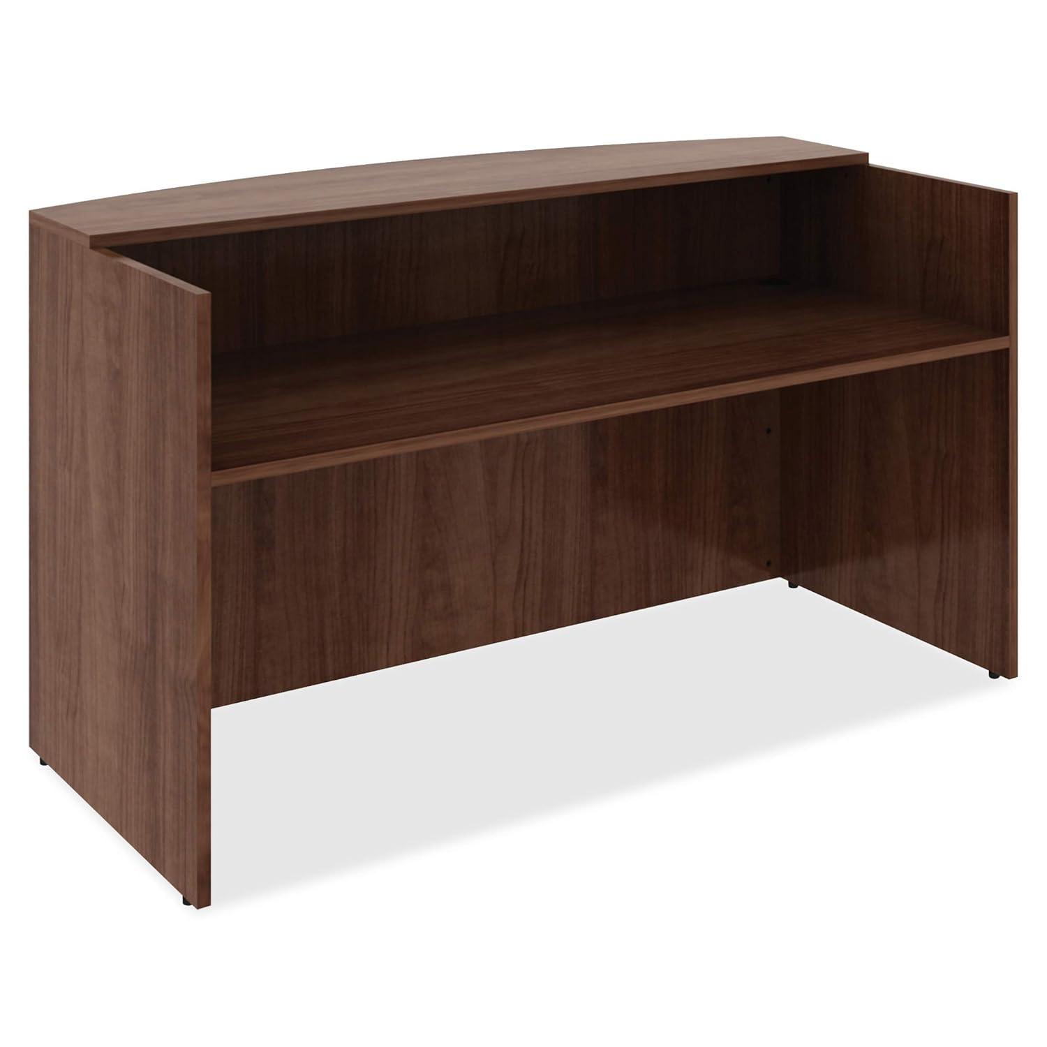 Lorell Essentials Series Rectangle Synthetic Laminate Reception Desk