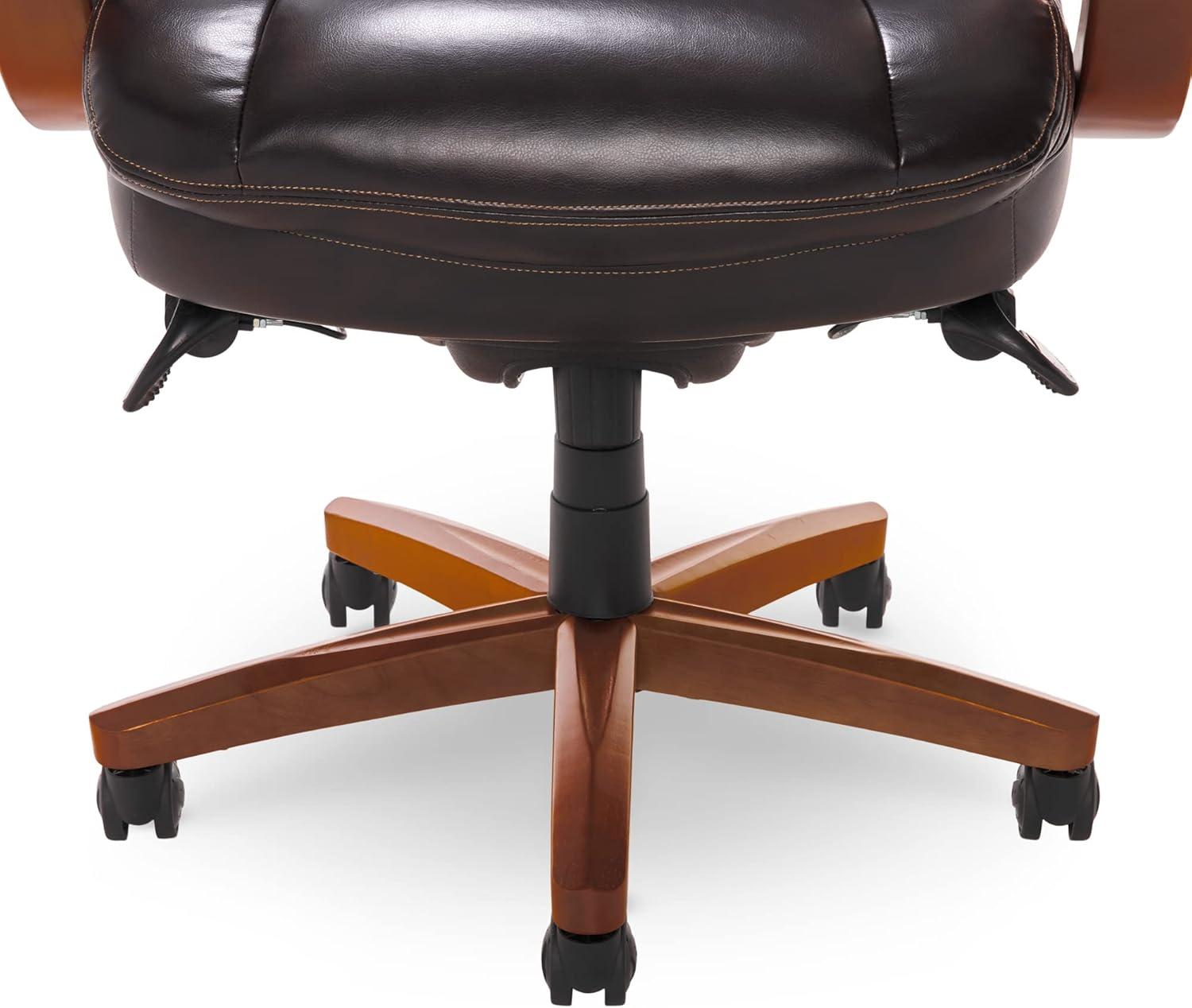 La-Z-Boy Big and Tall Trafford Executive Office Chair with AIR Ergonomic Support Technology, High Back Ergonomic Chair with Lumbar Support, Bonded Leather & Reviews | Wayfair