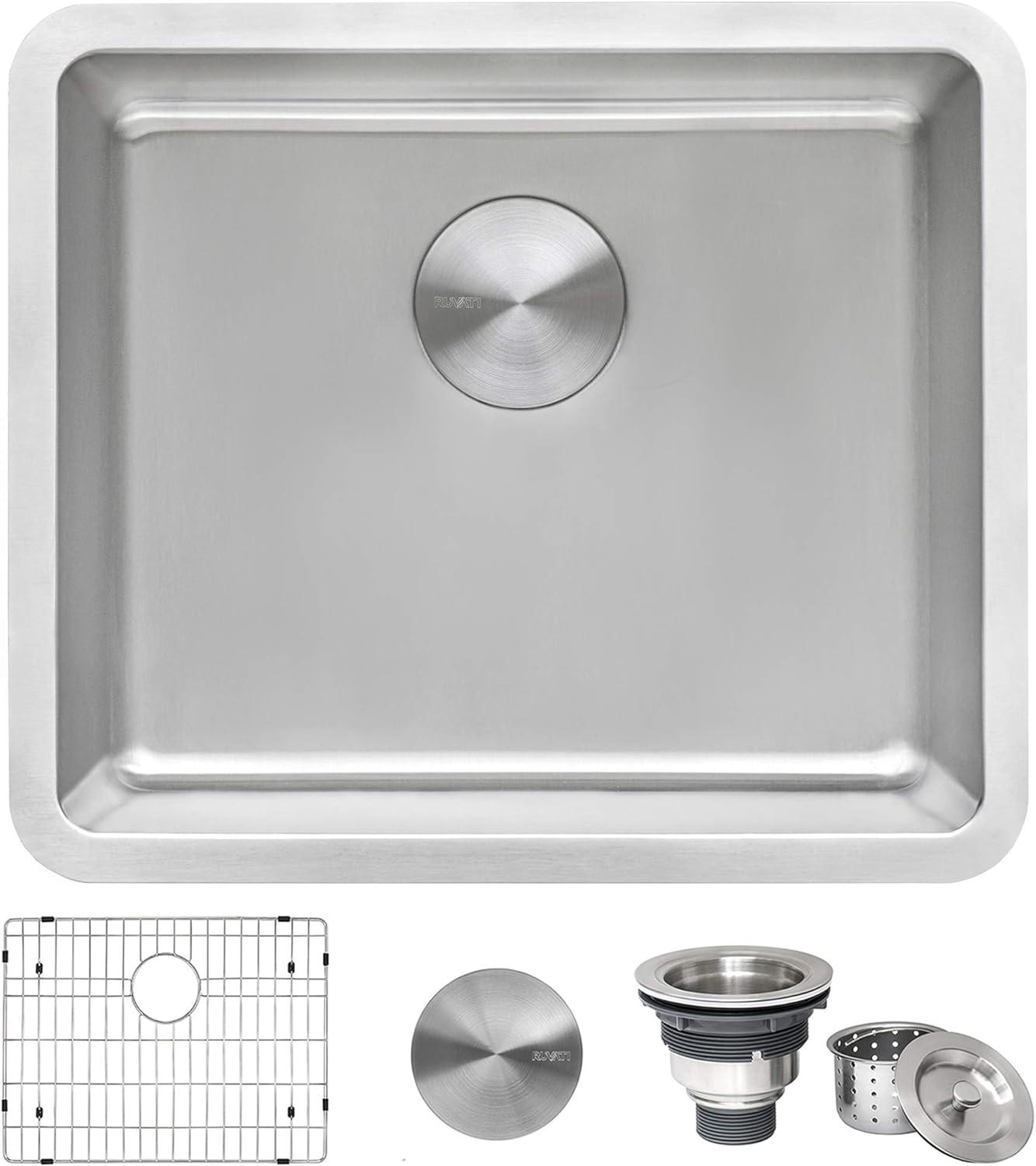 Modena 20-inch Stainless Steel Undermount Bar Sink