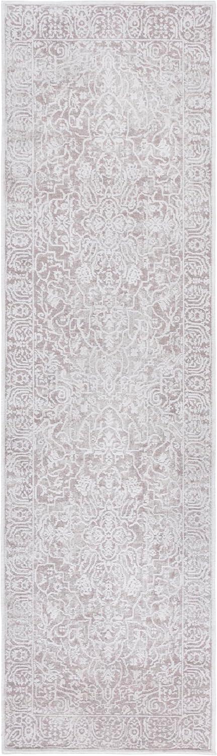 Reflection RFT670 Power Loomed Indoor Runner Rug - 2'3"x6' - Beige/Cream - Safavieh