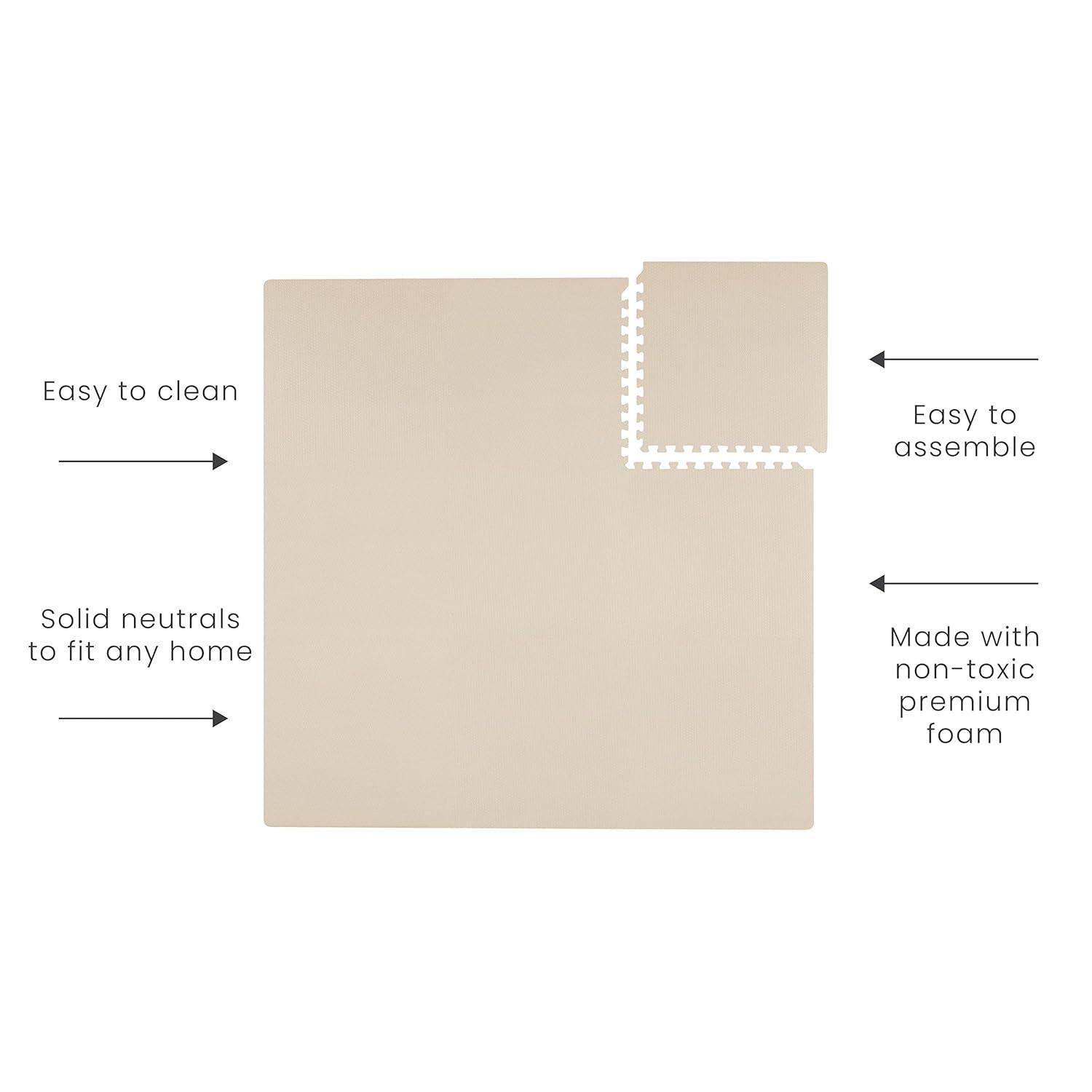 Toddlekind Classic Foam Puzzle Playmat - Clay