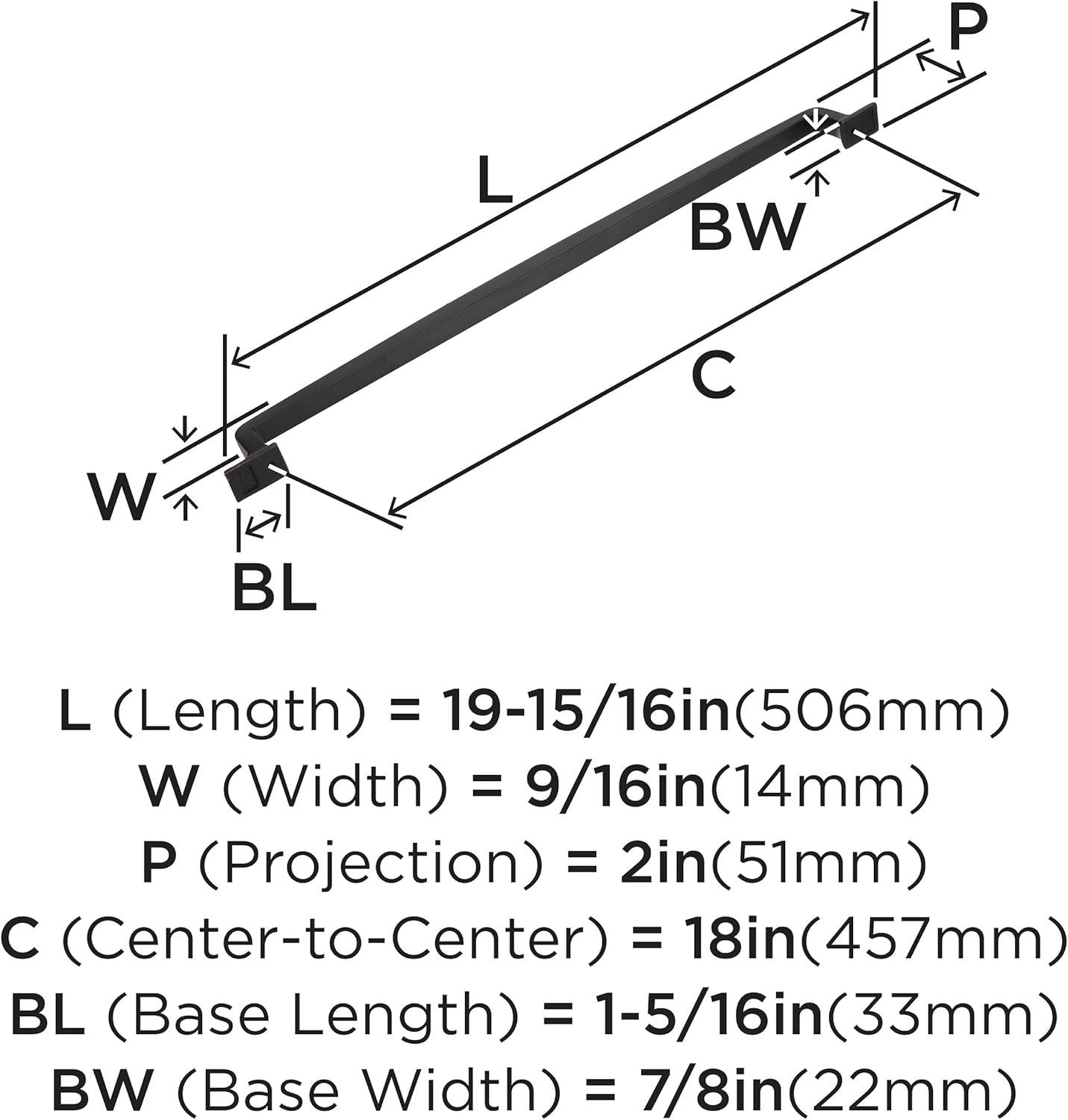 Amerock Westerly Appliance Pull