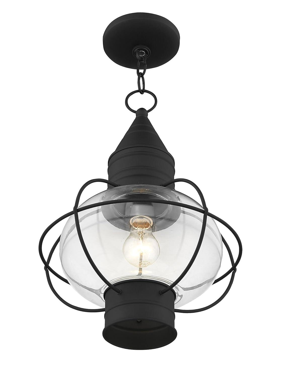 Livex Lighting Newburyport 1 - Light Pendant in  Black