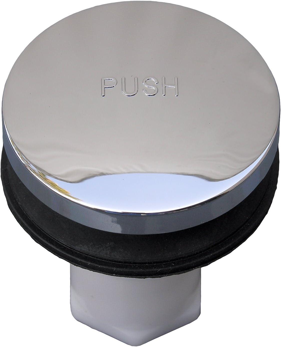 LASCO 03-4903 Tip-Toe Style, 3/8-Inch Thread Bathtub Drain Stopper, Chrome Plated