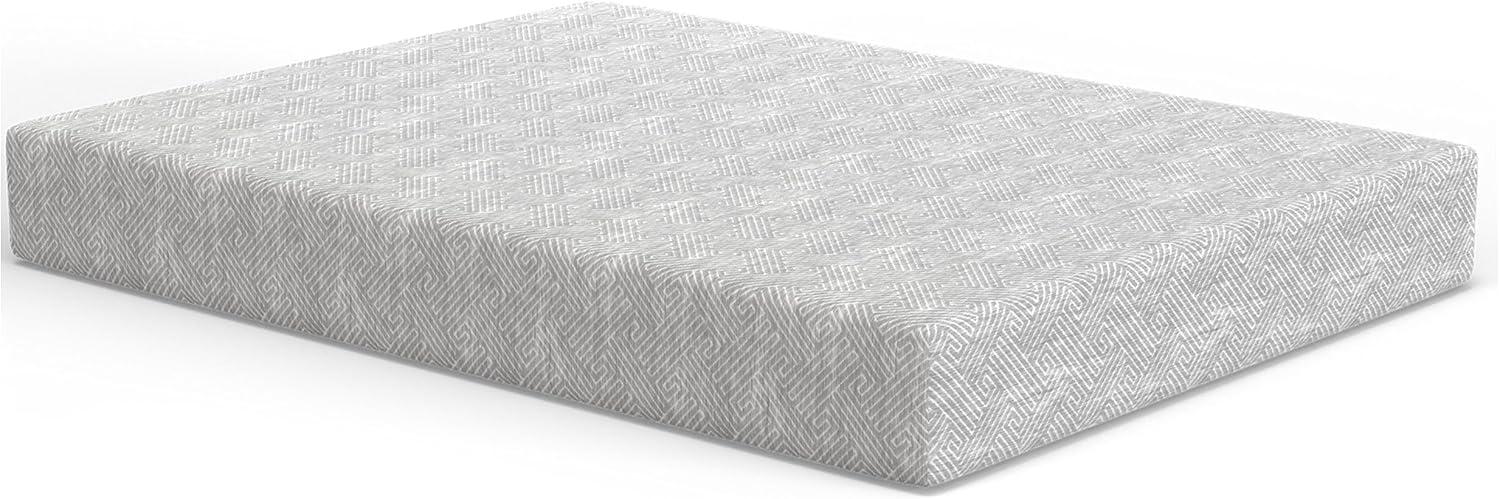 Twin 8-Inch Gray Gel Memory Foam Mattress in Ultra Small Package