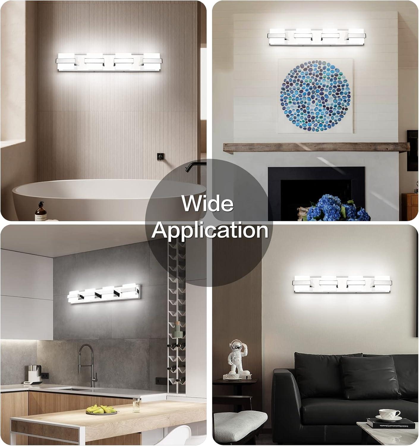 4 - Light Dimmable LED Vanity Light