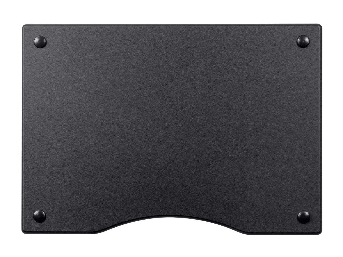 Monolith 4 Tier/Shelf Audio Stand - Black | Open Air Storage, Modular Design, Sturdy, Compatible With Bose, Polk, Sony, Yamaha, Pioneer and others