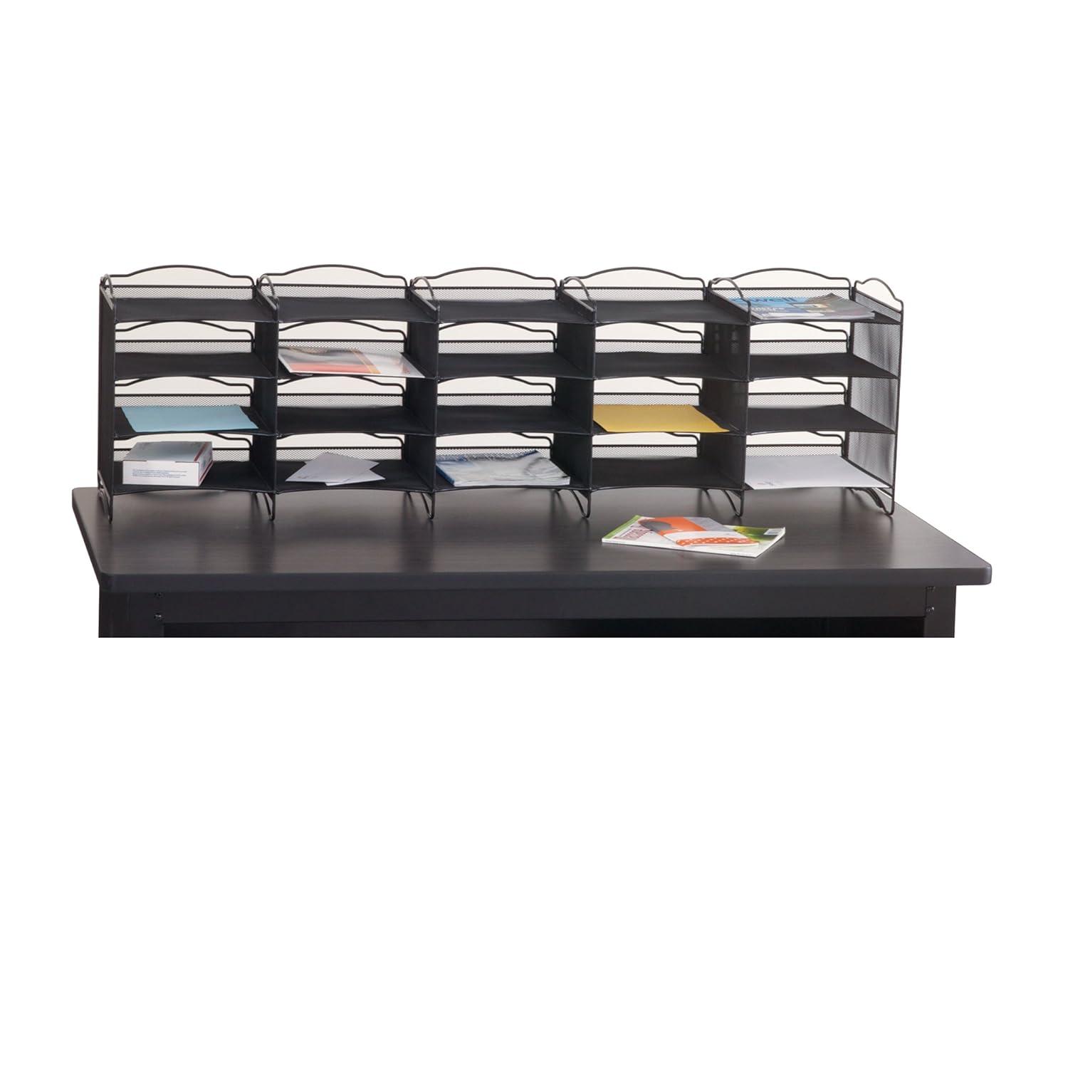 Safco Products Company Onyx 20 Compartment Organizer