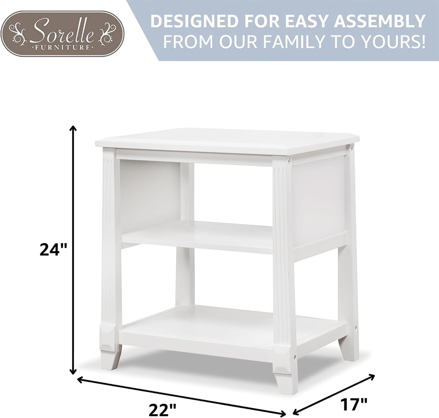 Sorelle Berkley Nightstand Chest White