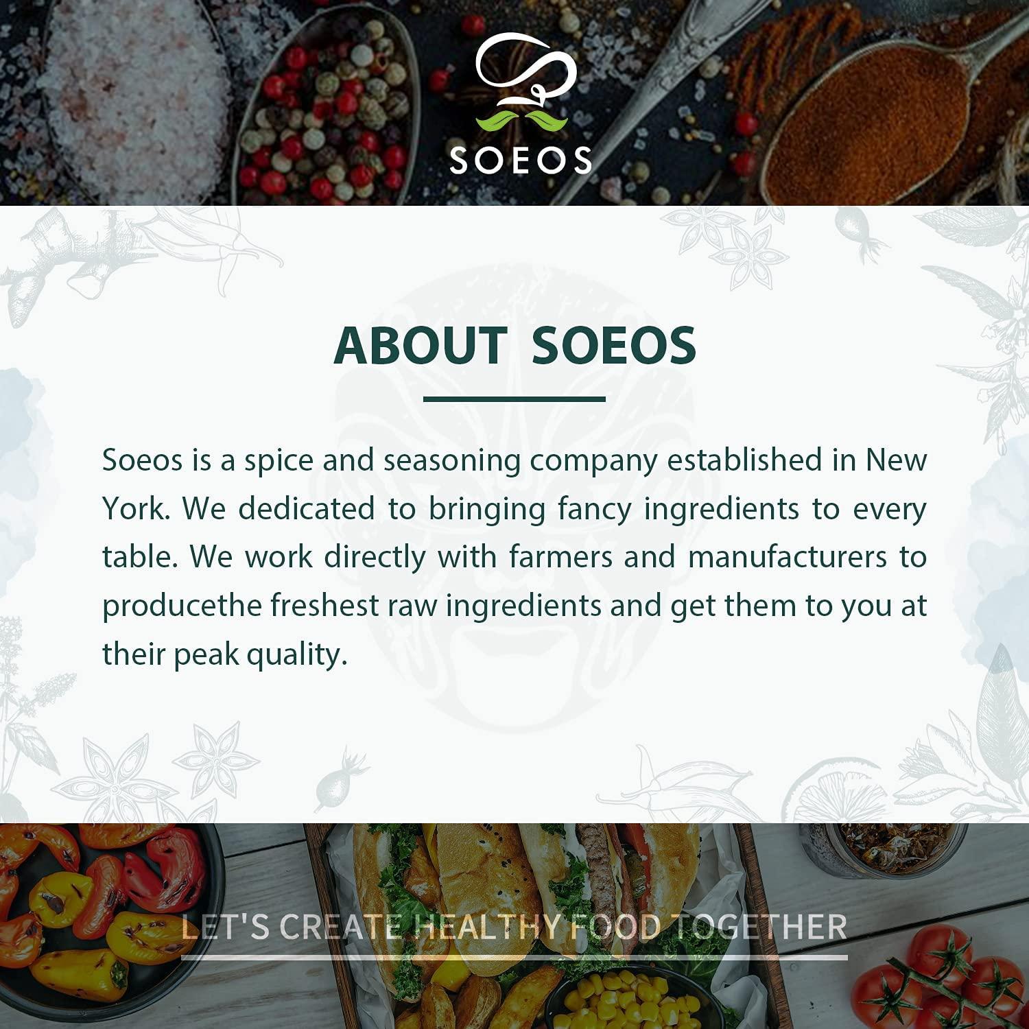 Soeos Whole Bay Leaves 2oz, Dried Laurel, Non-GMO Verified, Herb for Marinades, Stews and Soups