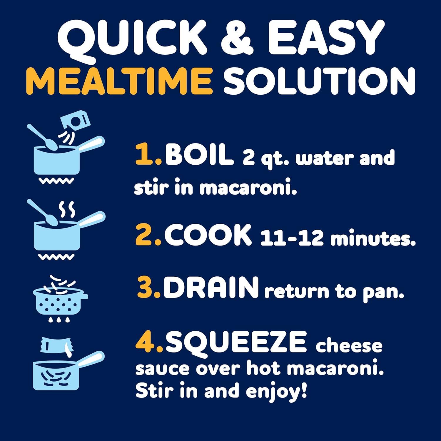 Kraft Deluxe Original Cheddar Mac N Cheese Dinner Family Size, 24 oz Box, Shelf-Stable