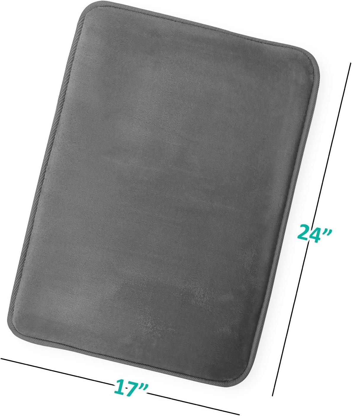 Clara Clark Ultra Soft and Absorbent Memory Foam Bath Rug Set with Non-Slip Backing