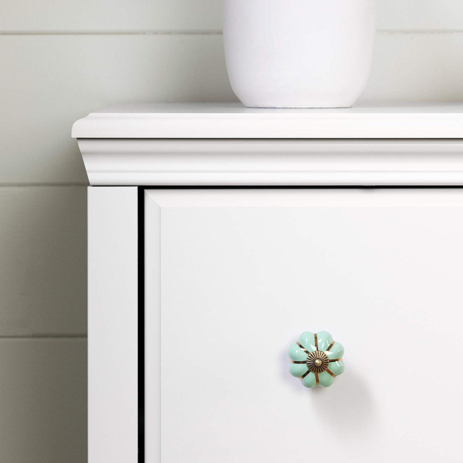 South Shore Cotton Candy 3-Drawer Dresser with Baskets