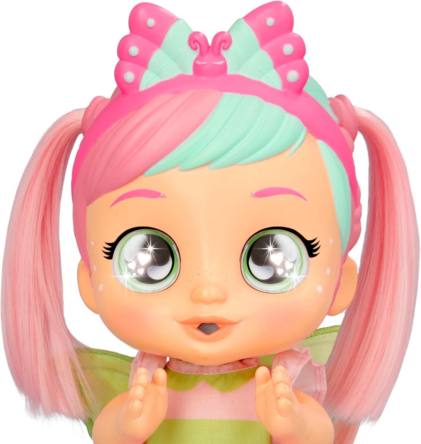 Cry Babies Bella's Morning Routine Interactive 13.6" Baby Doll with 25+ Baby Sounds and Interactive Accessories