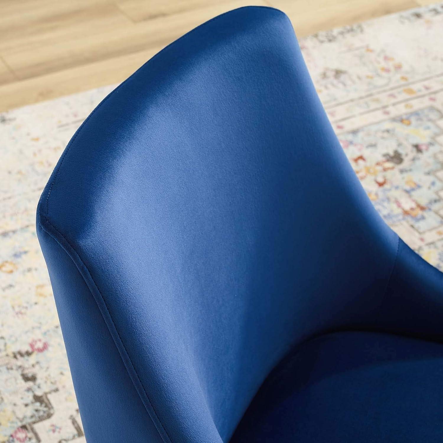 Discern Performance Velvet Dining Chair with Brushed Gold Legs - Modway