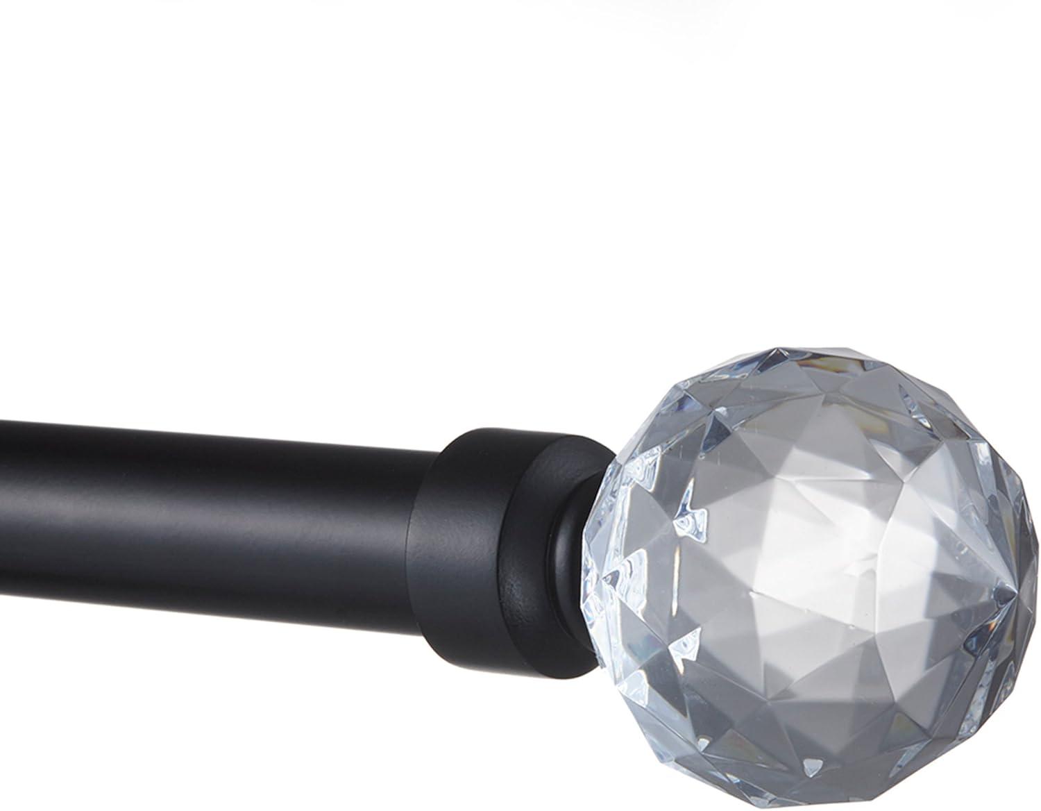 Exclusive Home Crystal Ball Curtain Rod