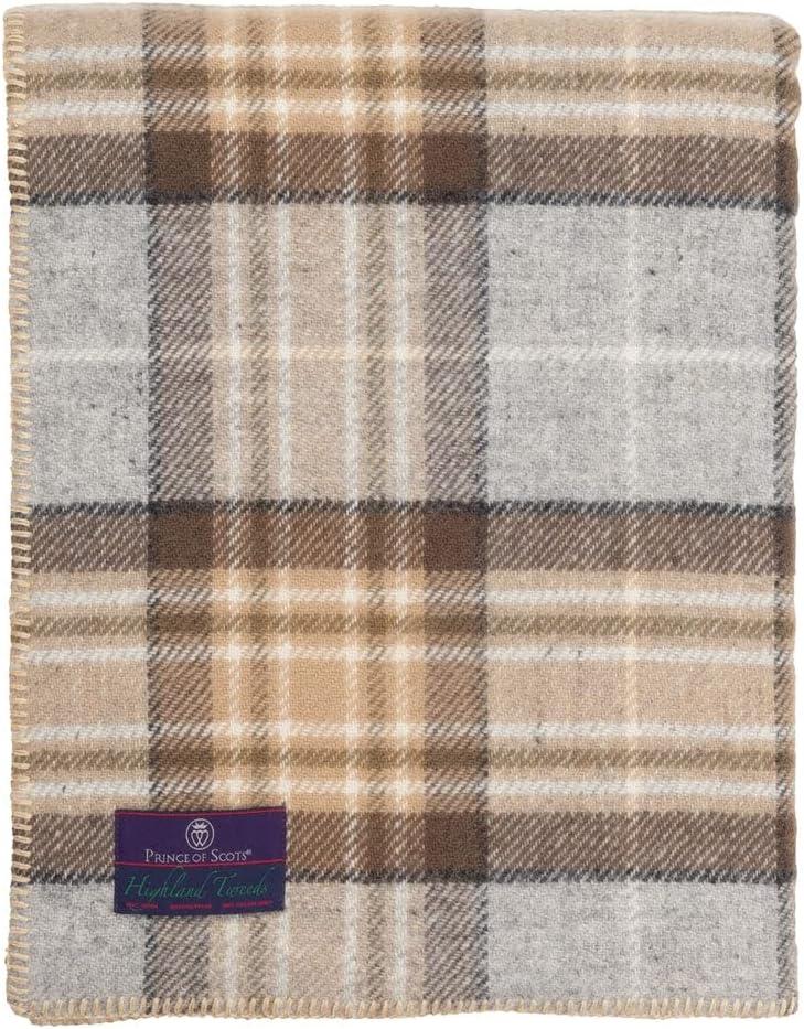 Prince of Scots BIGTHROWTartan Hand Woven Throw Blanket