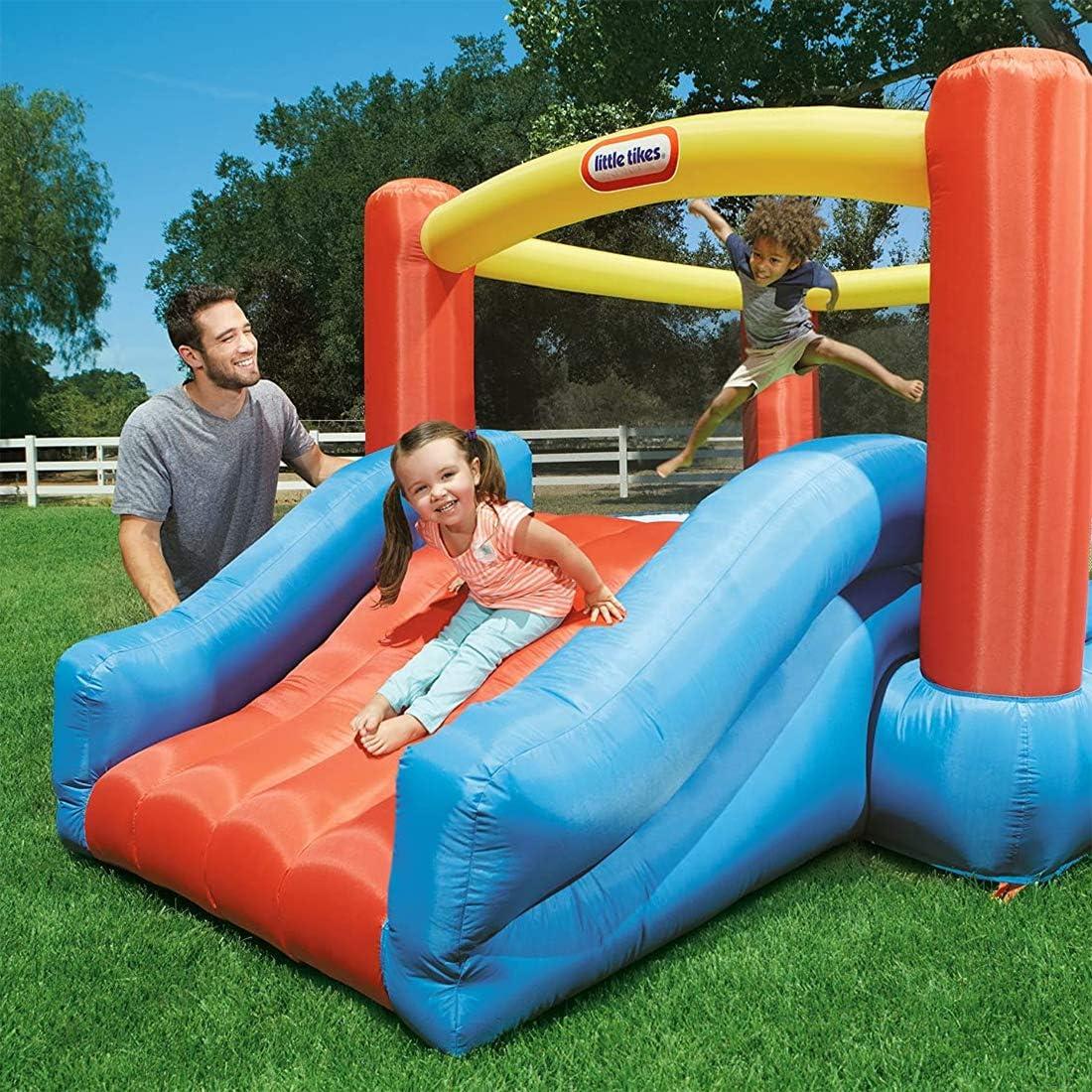 Multicolor Inflatable Bouncer with Slide for Kids