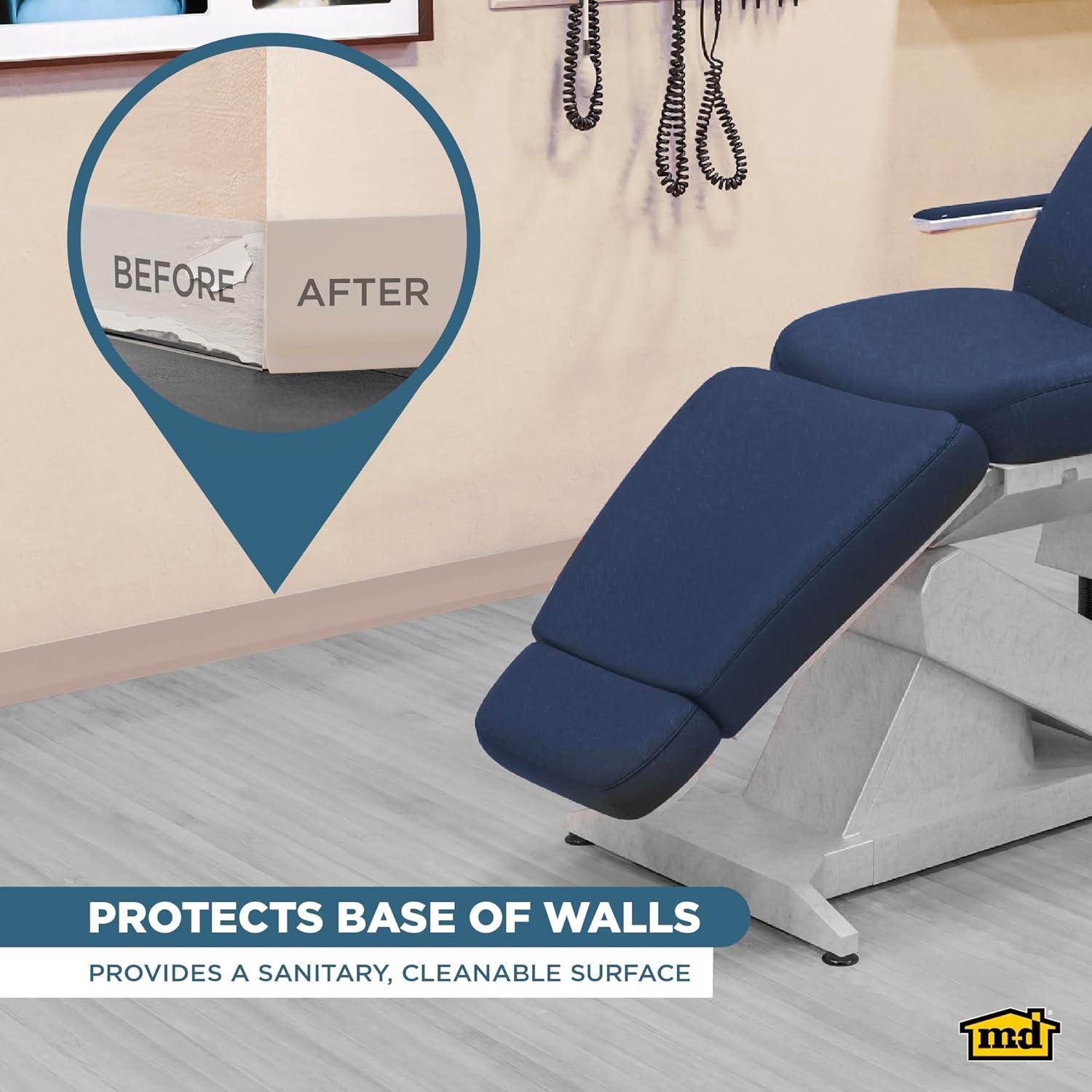 M-D Building Products 23647 4 in. x 48 in. Desert Beige Self-Stick Vinyl Wall Base