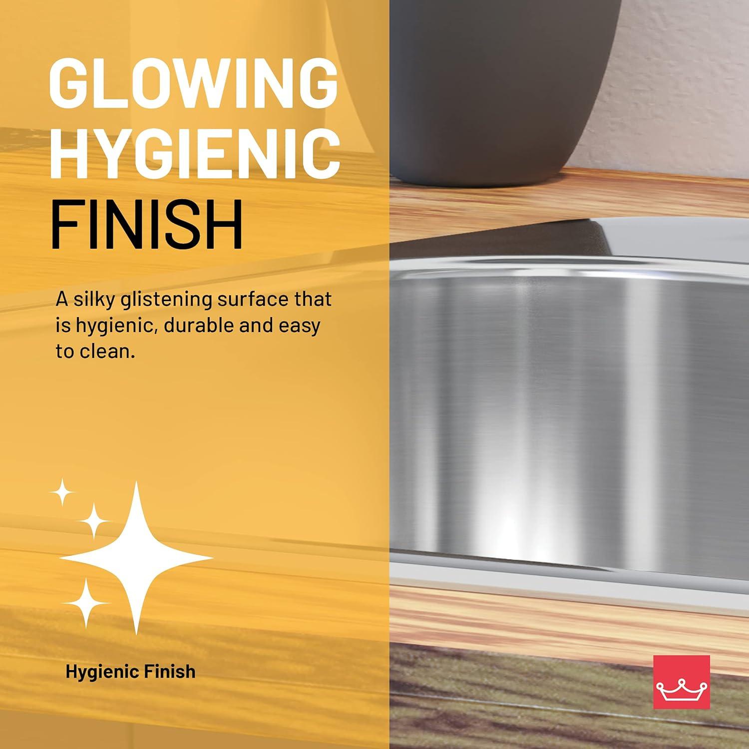 Kindred Creemore 25'' L Drop-In Single Bowl Stainless Steel Kitchen Sink CSLA2522-7-1N